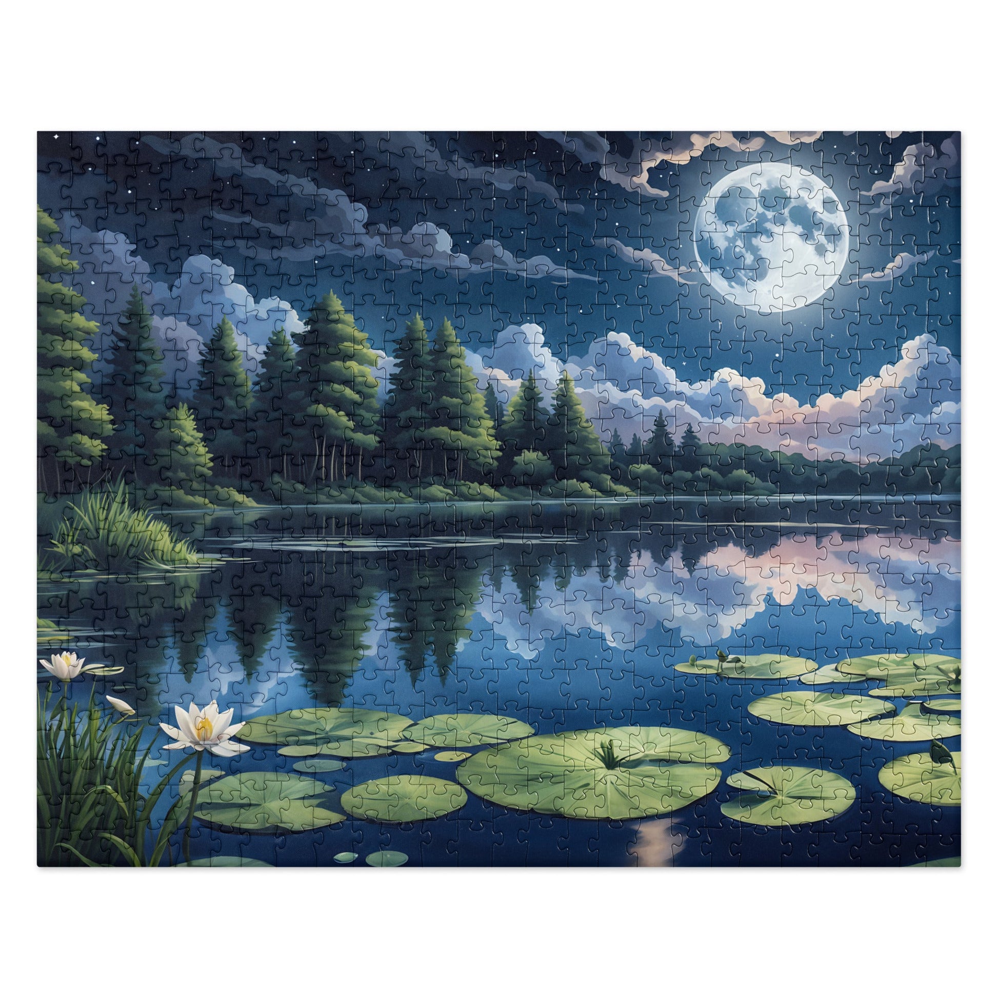Midnight Lake Jigsaw Puzzle - Puzzle - Discovery Co.