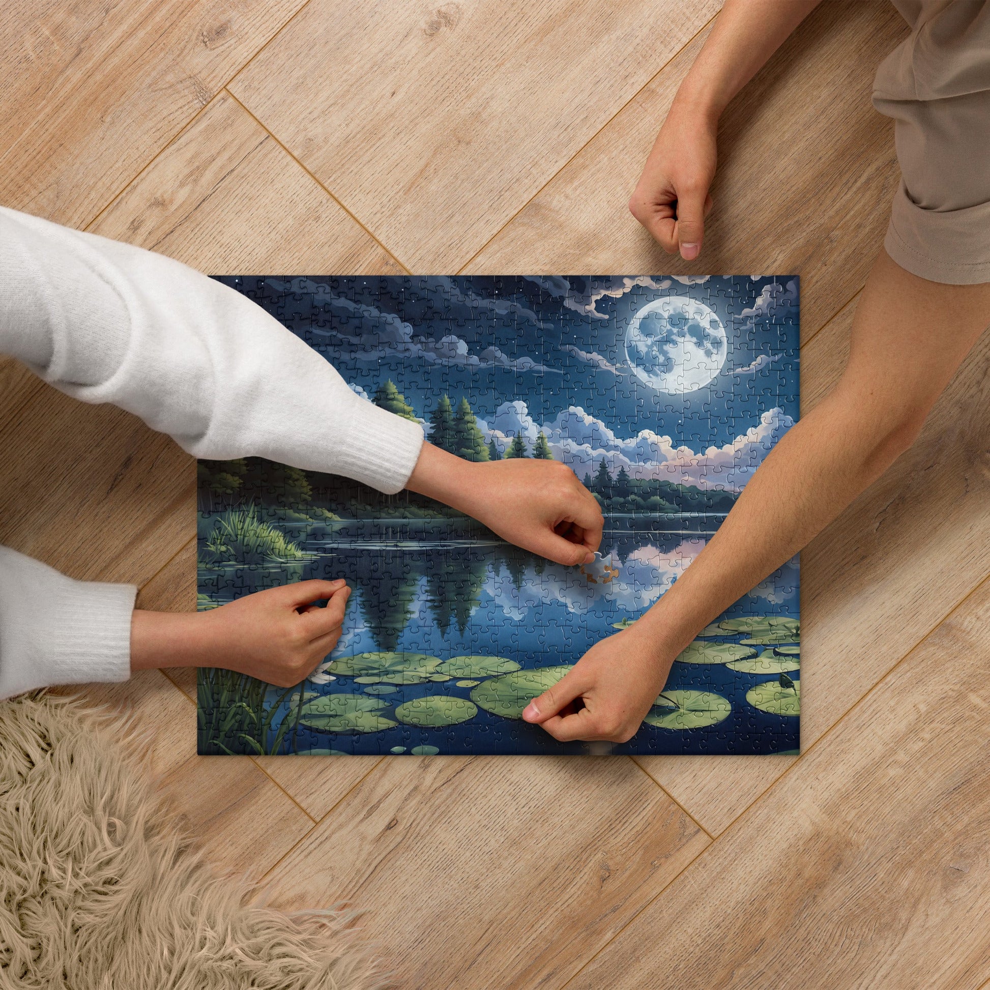 Midnight Lake Jigsaw Puzzle - Puzzle - Discovery Co.