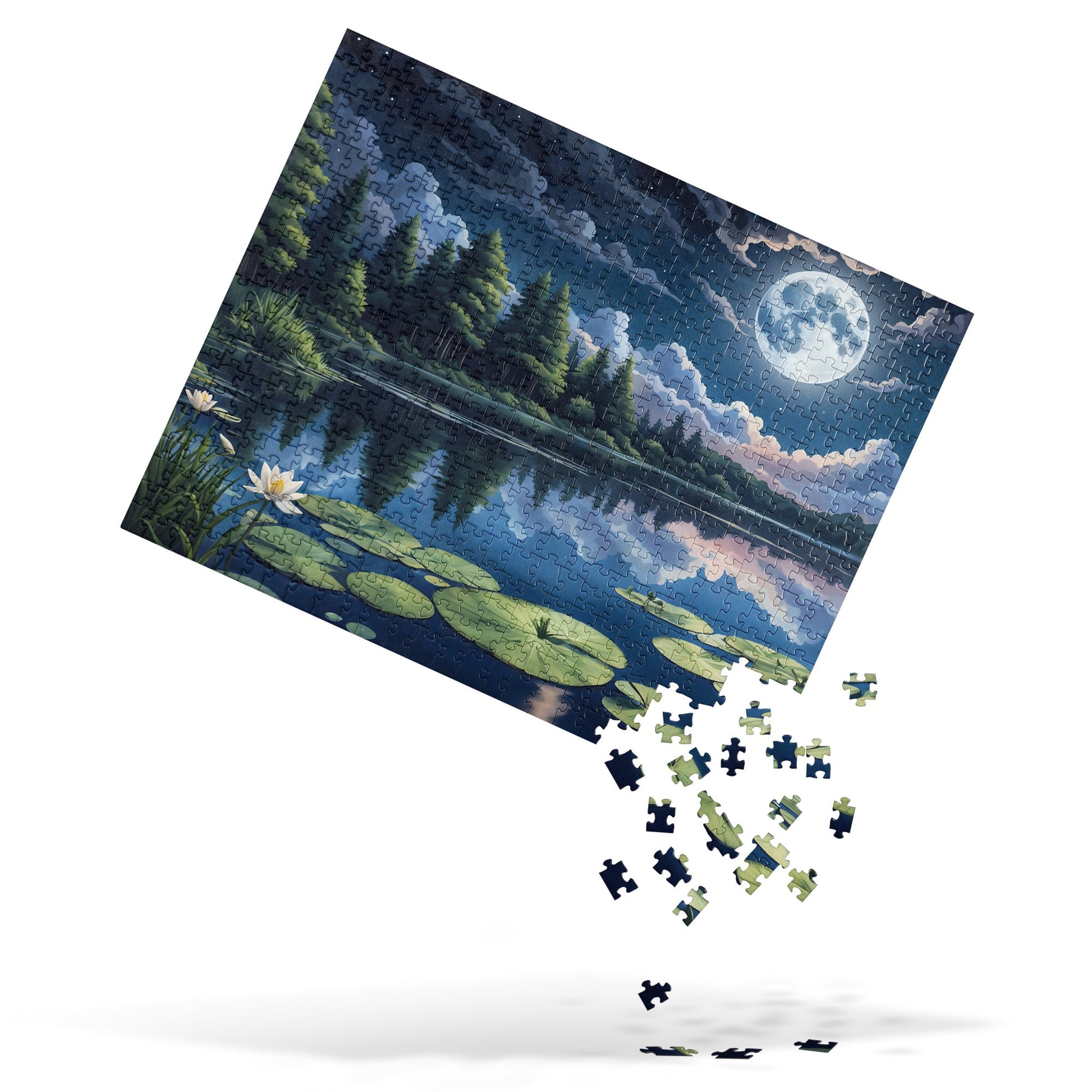 Midnight Lake Jigsaw Puzzle - Puzzle - Discovery Co.