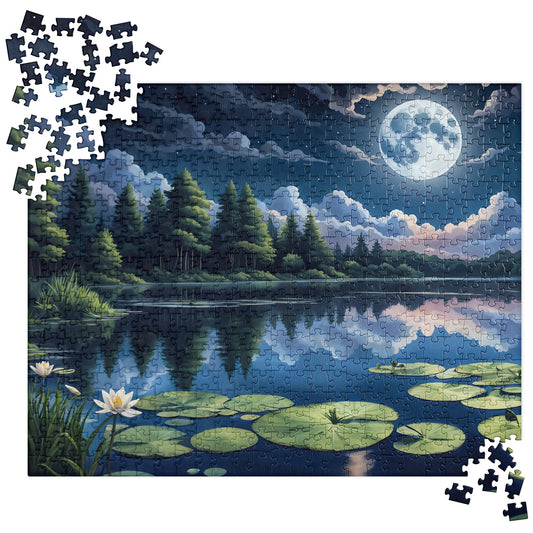 Midnight Lake Jigsaw Puzzle - Puzzle - Discovery Co.