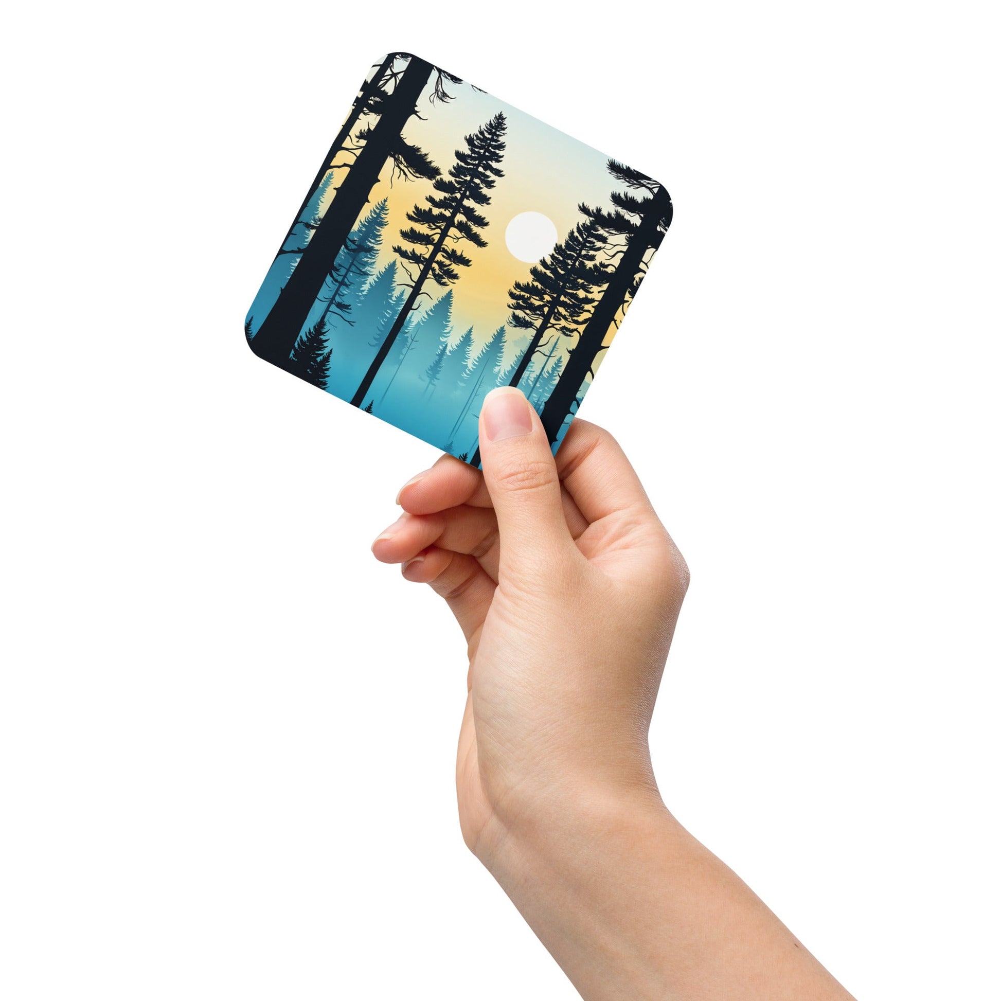 Misty Forest Cork - back Coaster - Coasters - Discovery Co.