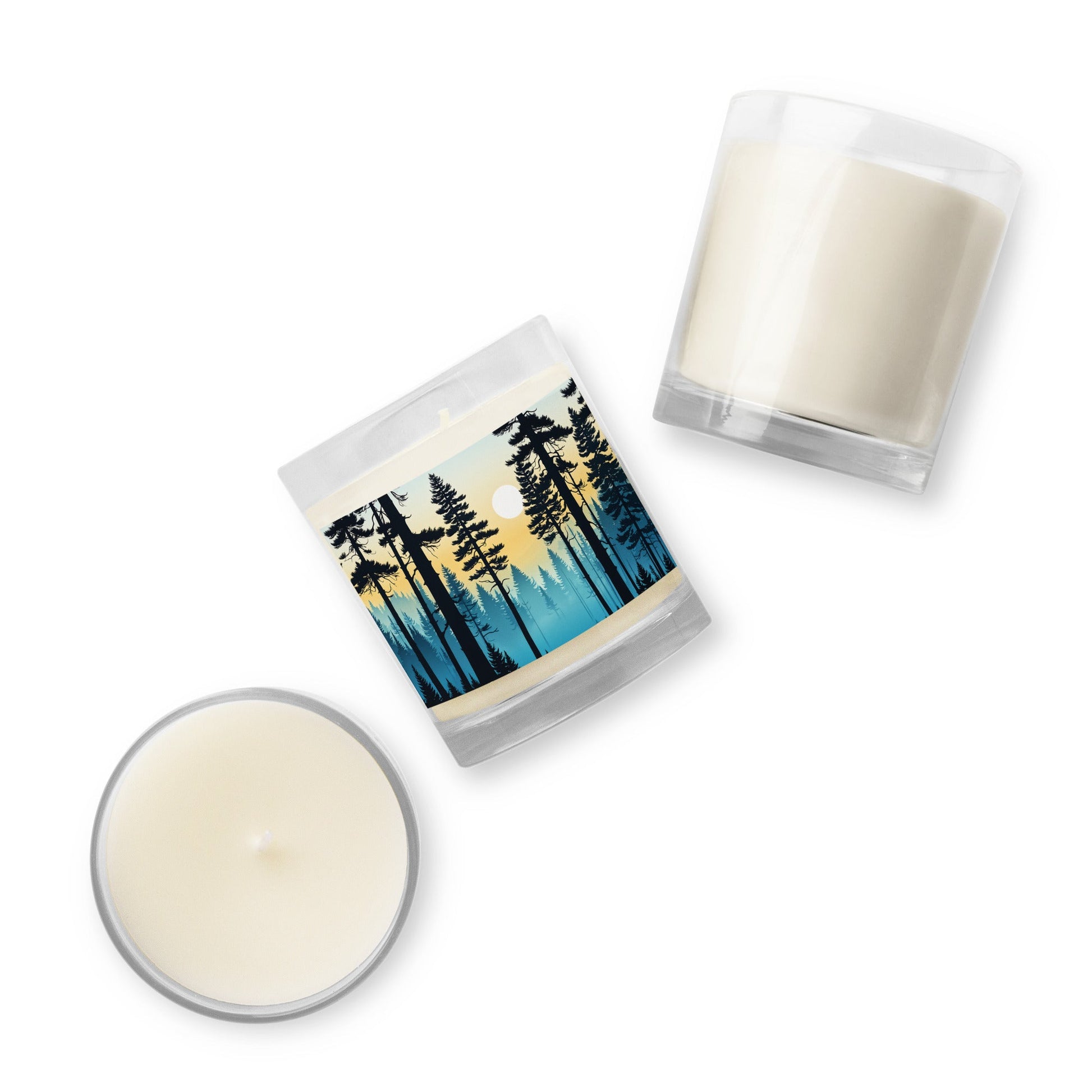 Misty Forest Glass Jar Soy Wax Candle - Candles - Discovery Co.