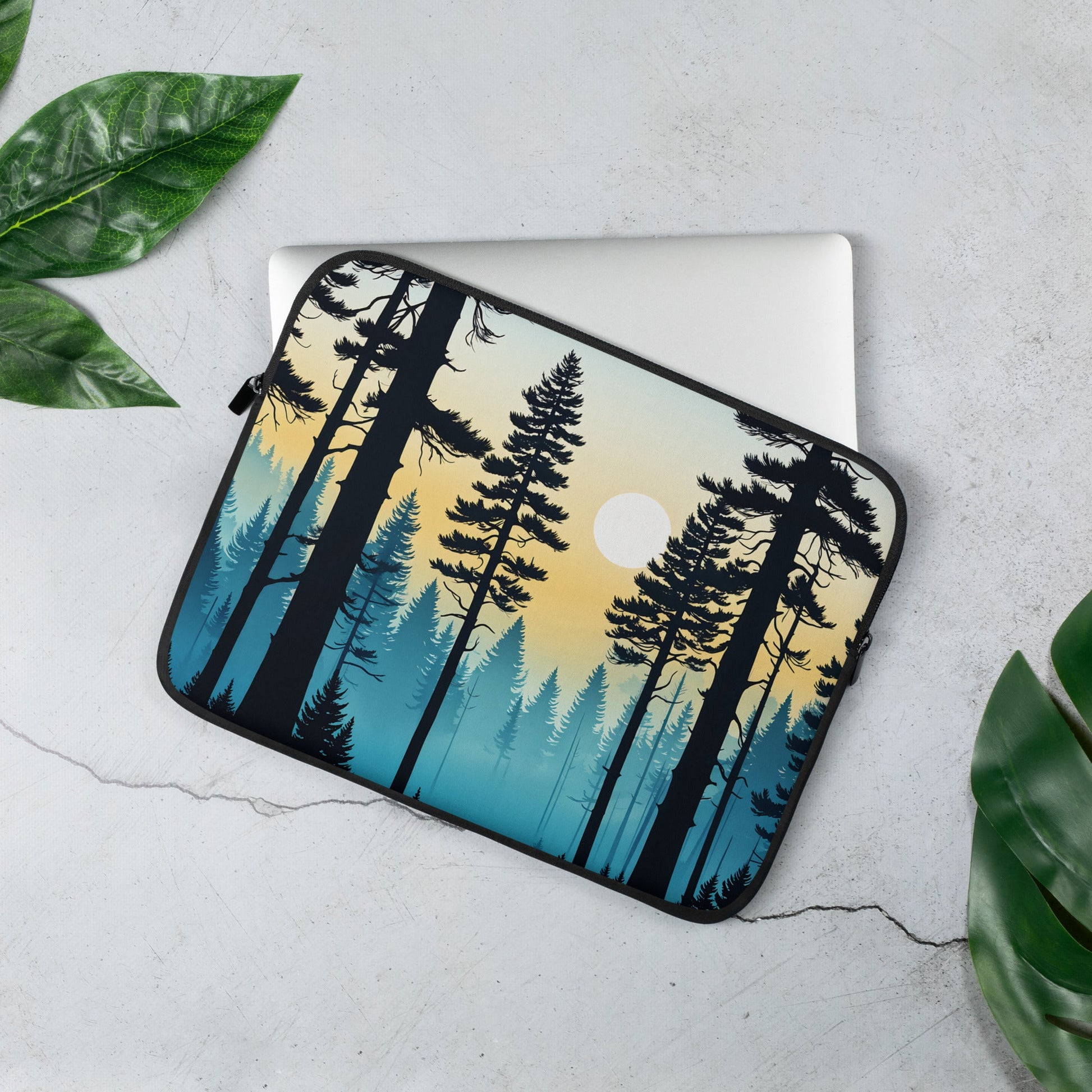 Misty Forest Laptop Sleeve - Laptop Cases - Discovery Co.