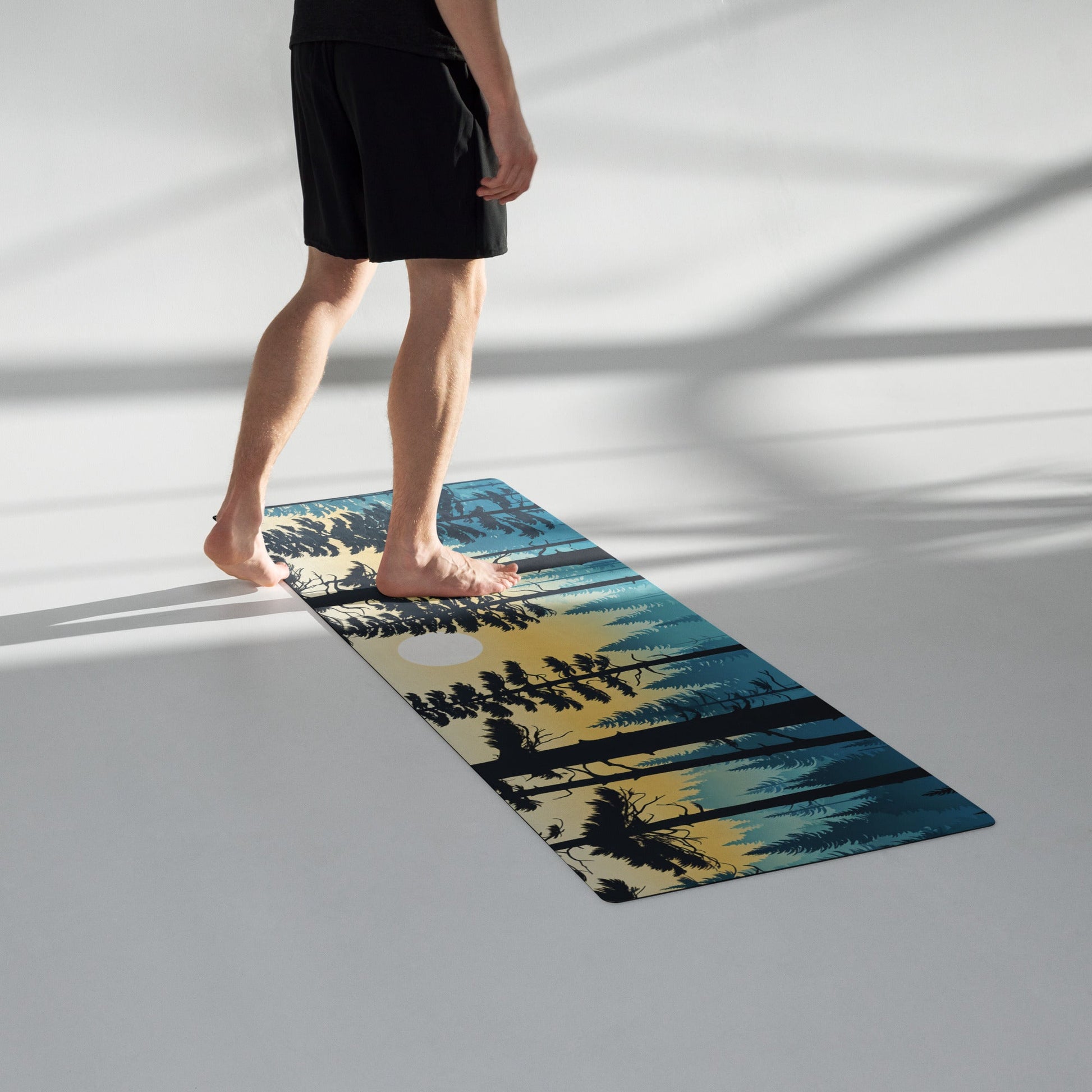 Misty Forest Yoga Mat - Yoga Mat - Discovery Co.