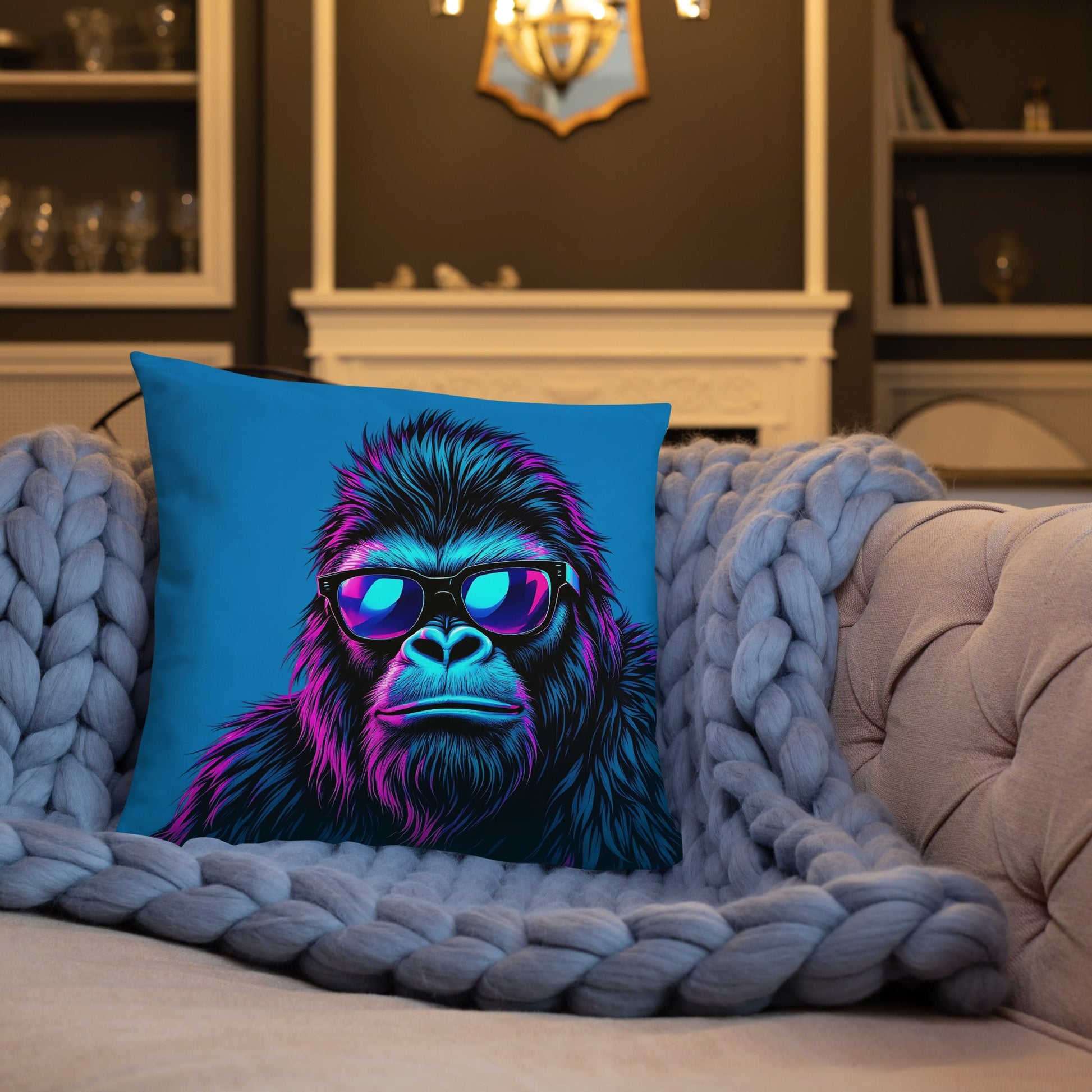 Monkey Basic Pillow - Pillows - Discovery Co.