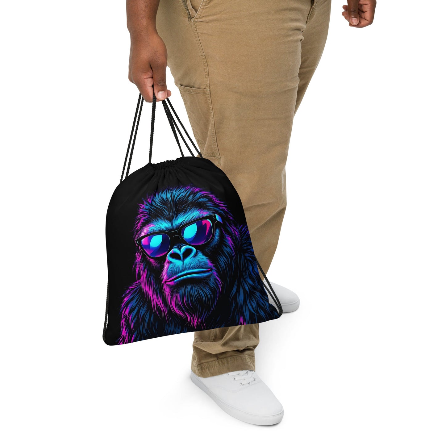 Monkey Drawstring Bag - Drawstring Bag - Discovery Co.