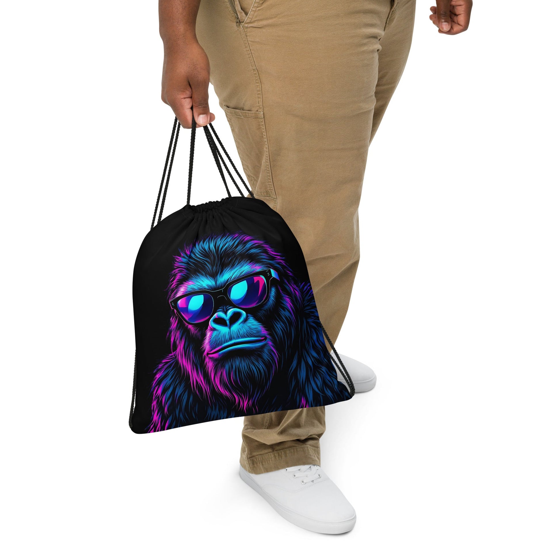 Monkey Drawstring Bag - Drawstring Bag - Discovery Co.
