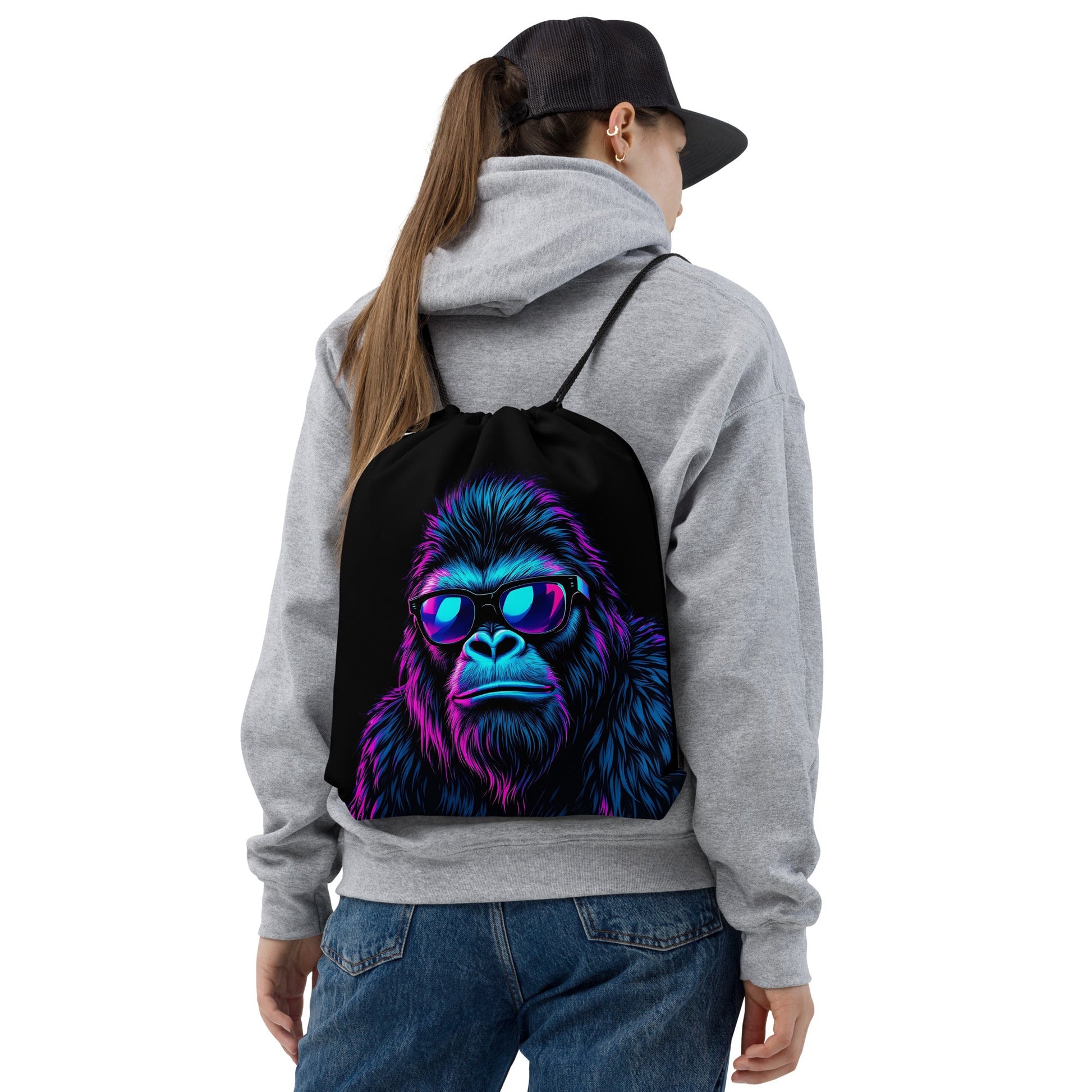 Monkey Drawstring Bag - Drawstring Bag - Discovery Co.