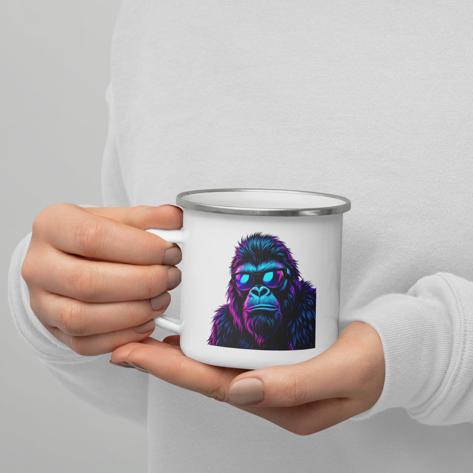Monkey Enamel Mug - Mugs - Discovery Co.