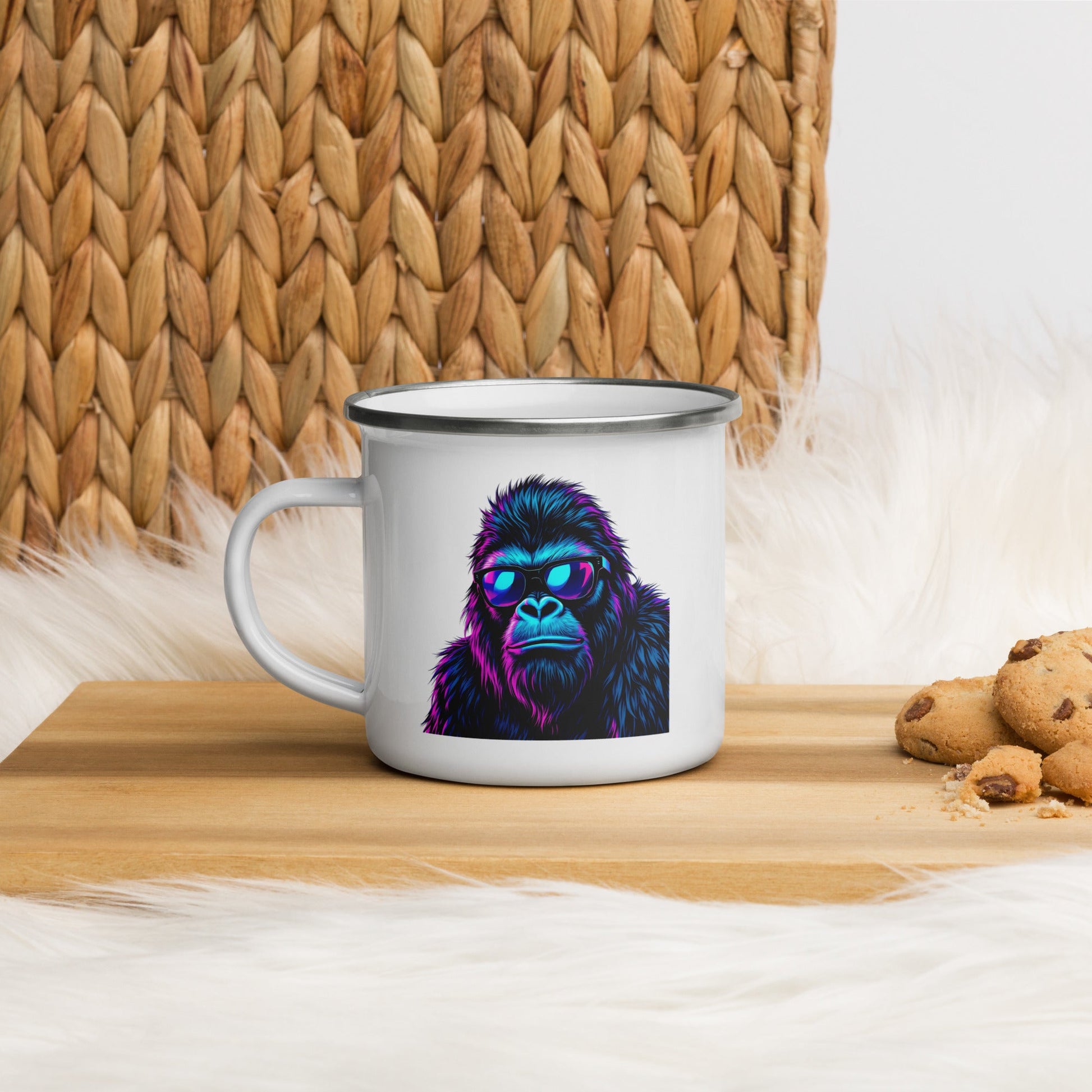 Monkey Enamel Mug - Mugs - Discovery Co.