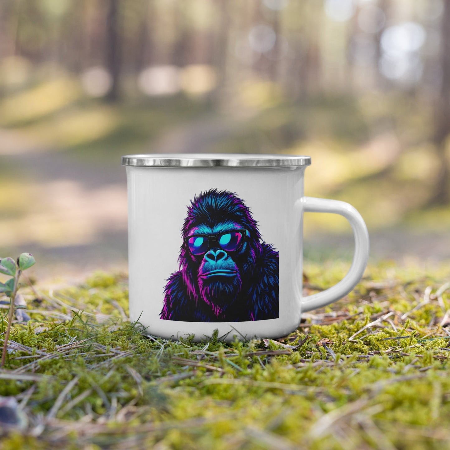 Monkey Enamel Mug - Mugs - Discovery Co.