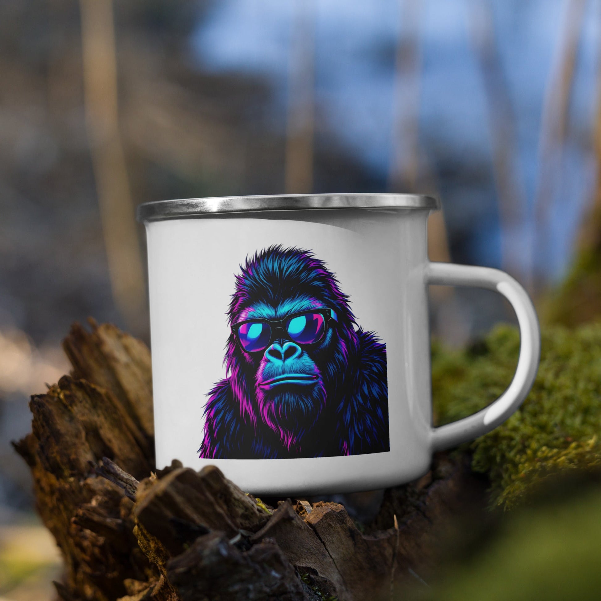 Monkey Enamel Mug - Mugs - Discovery Co.