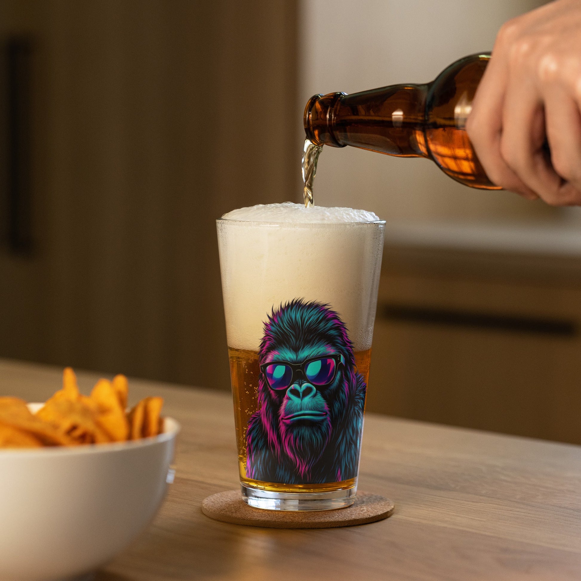Monkey Pint Glass - Beer Glass - Discovery Co.