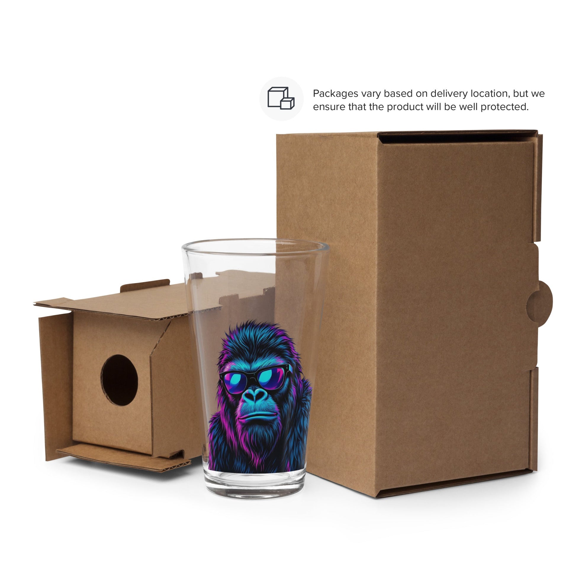 Monkey Pint Glass - Beer Glass - Discovery Co.