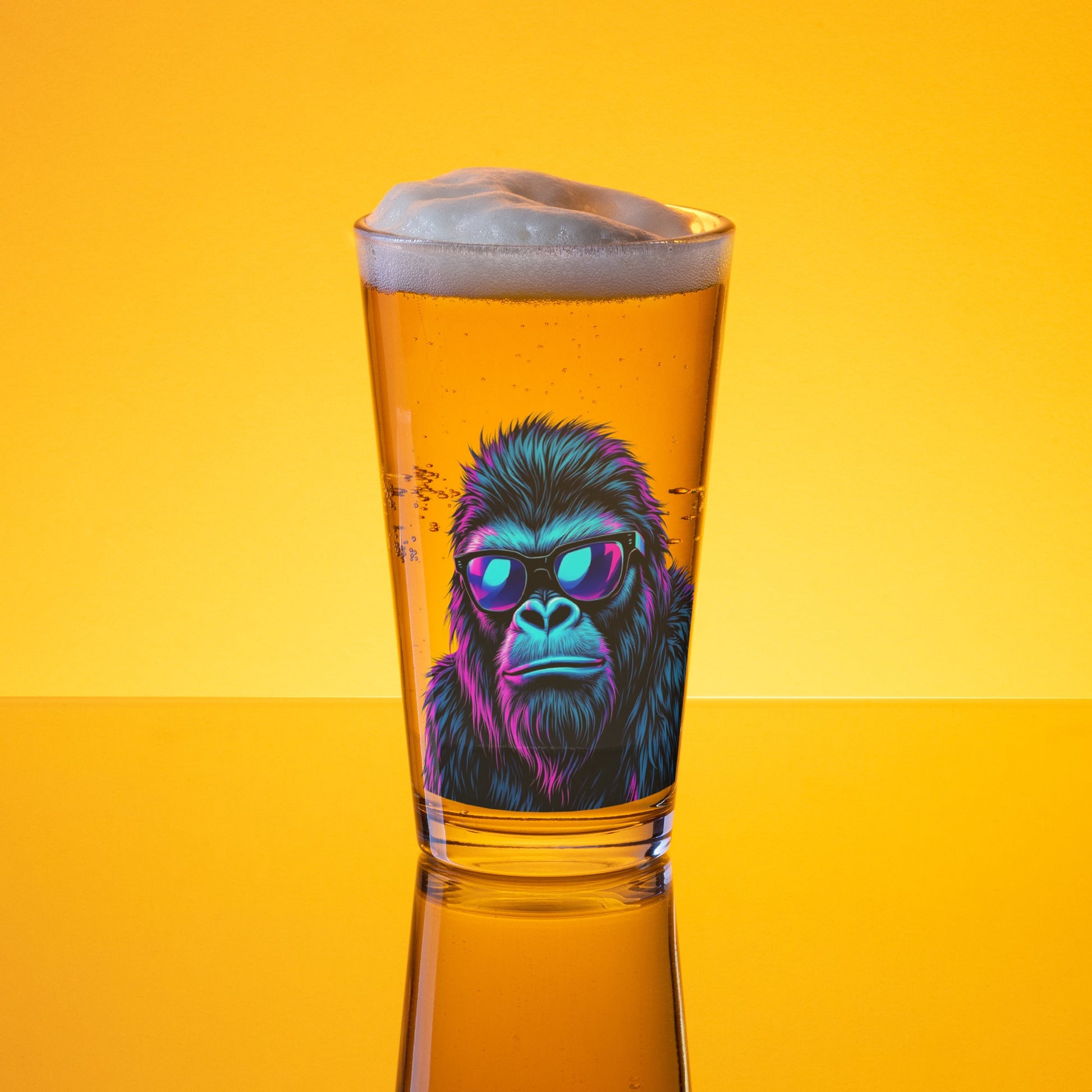 Monkey Pint Glass - Beer Glass - Discovery Co.