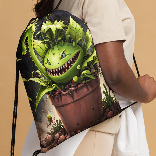 Monster Venus Flytrap Drawstring Bag - Drawstring Bag - Discovery Co.