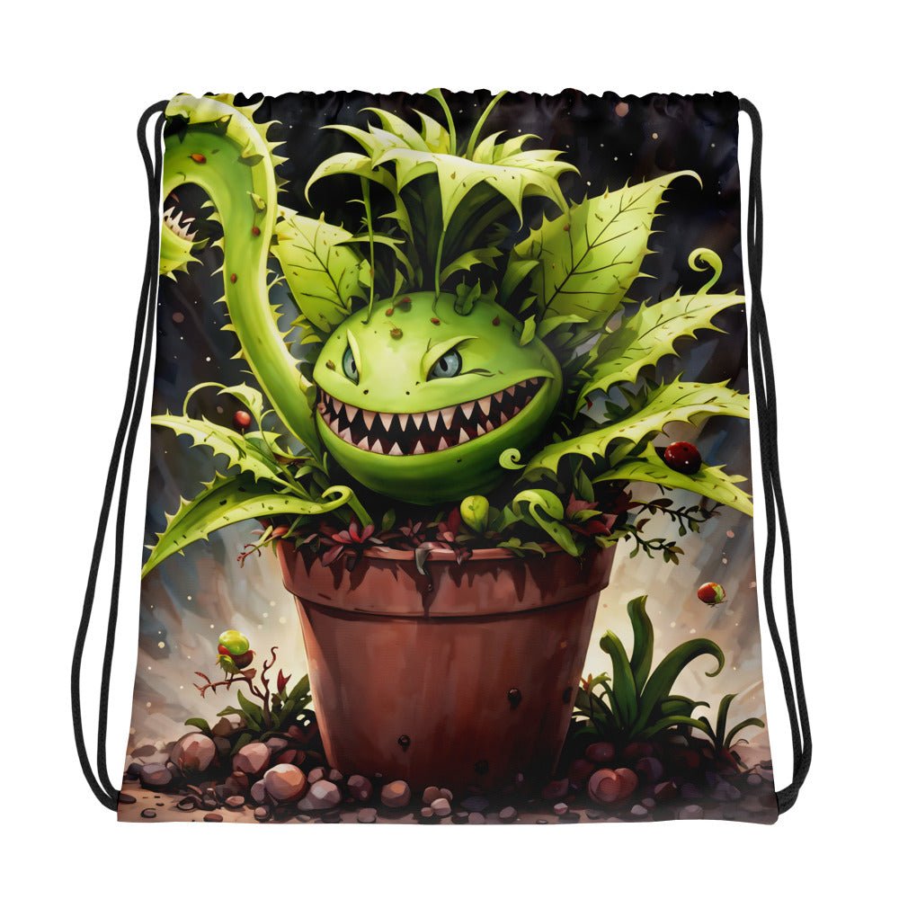 Monster Venus Flytrap Drawstring Bag - Drawstring Bag - Discovery Co.