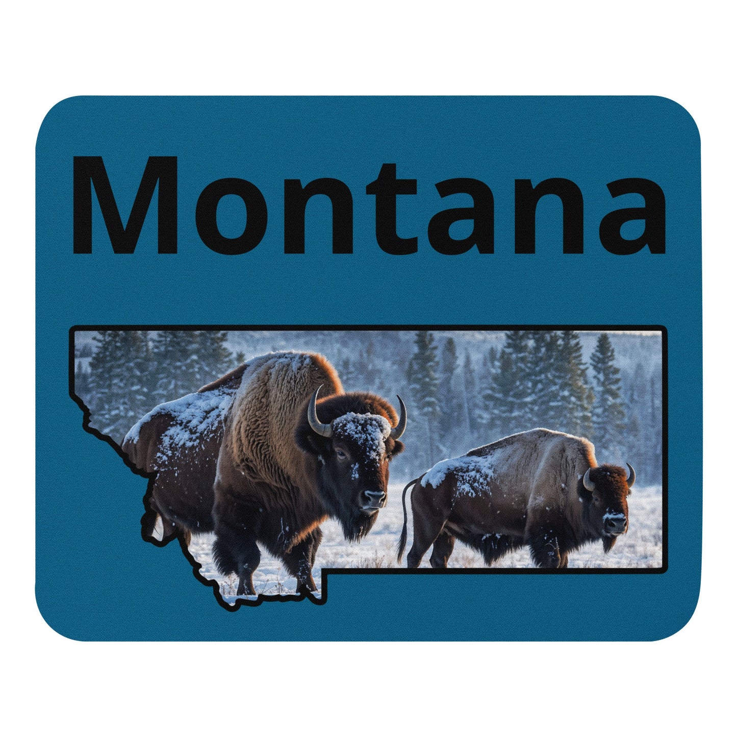 Montana Bison Mouse Pad - Mouse Pads - Discovery Co.