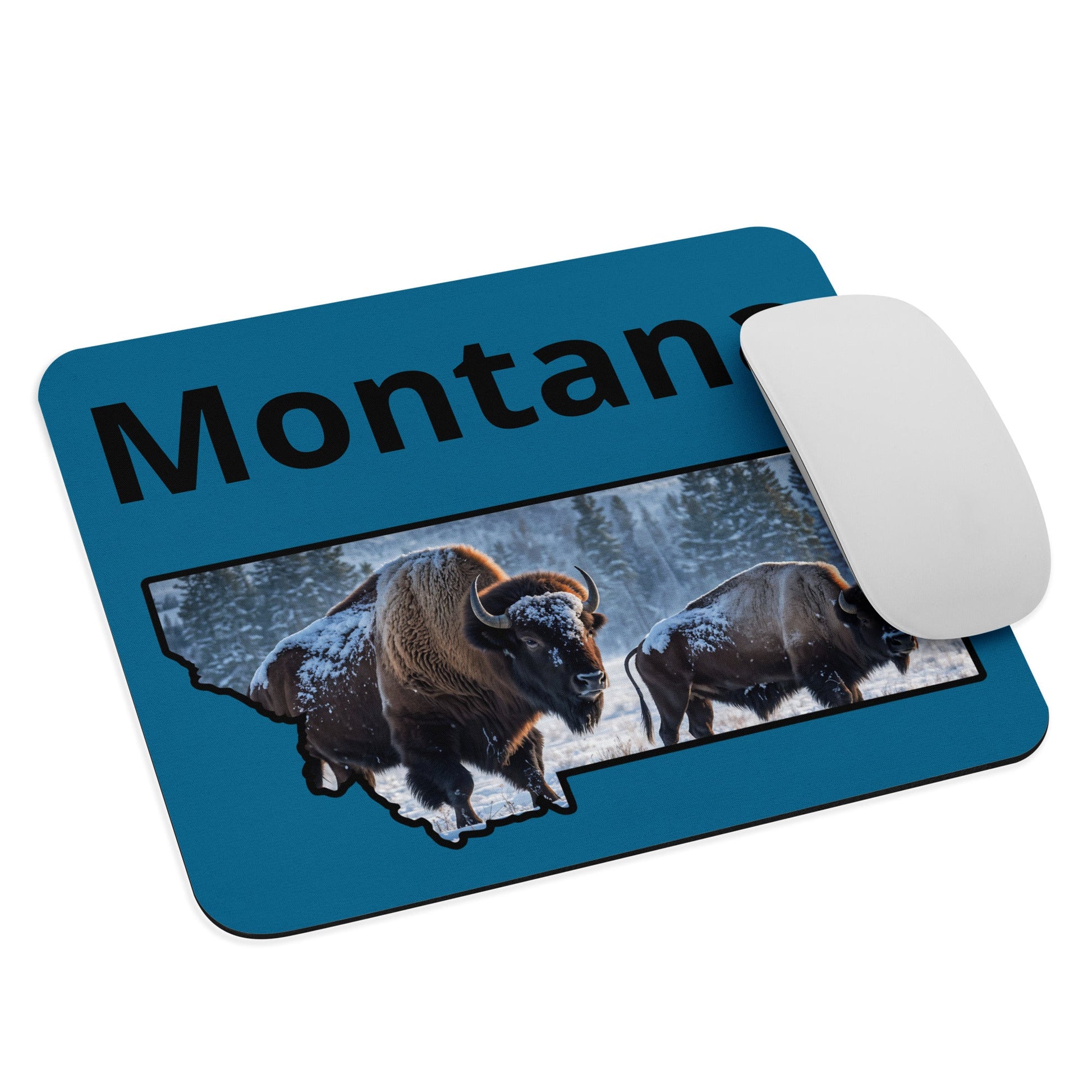 Montana Bison Mouse Pad - Mouse Pads - Discovery Co.