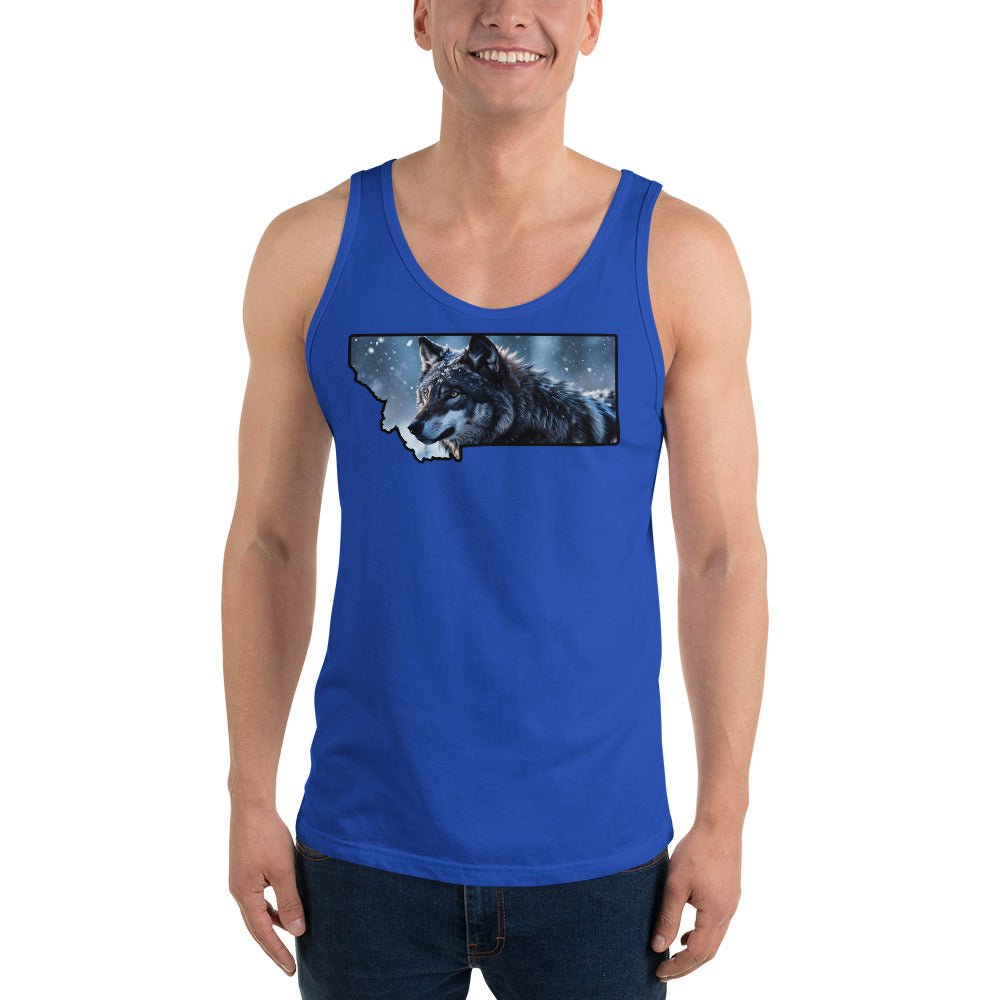 Montana Wolf Men's Tank Top - Men's Shirts - Discovery Co.
