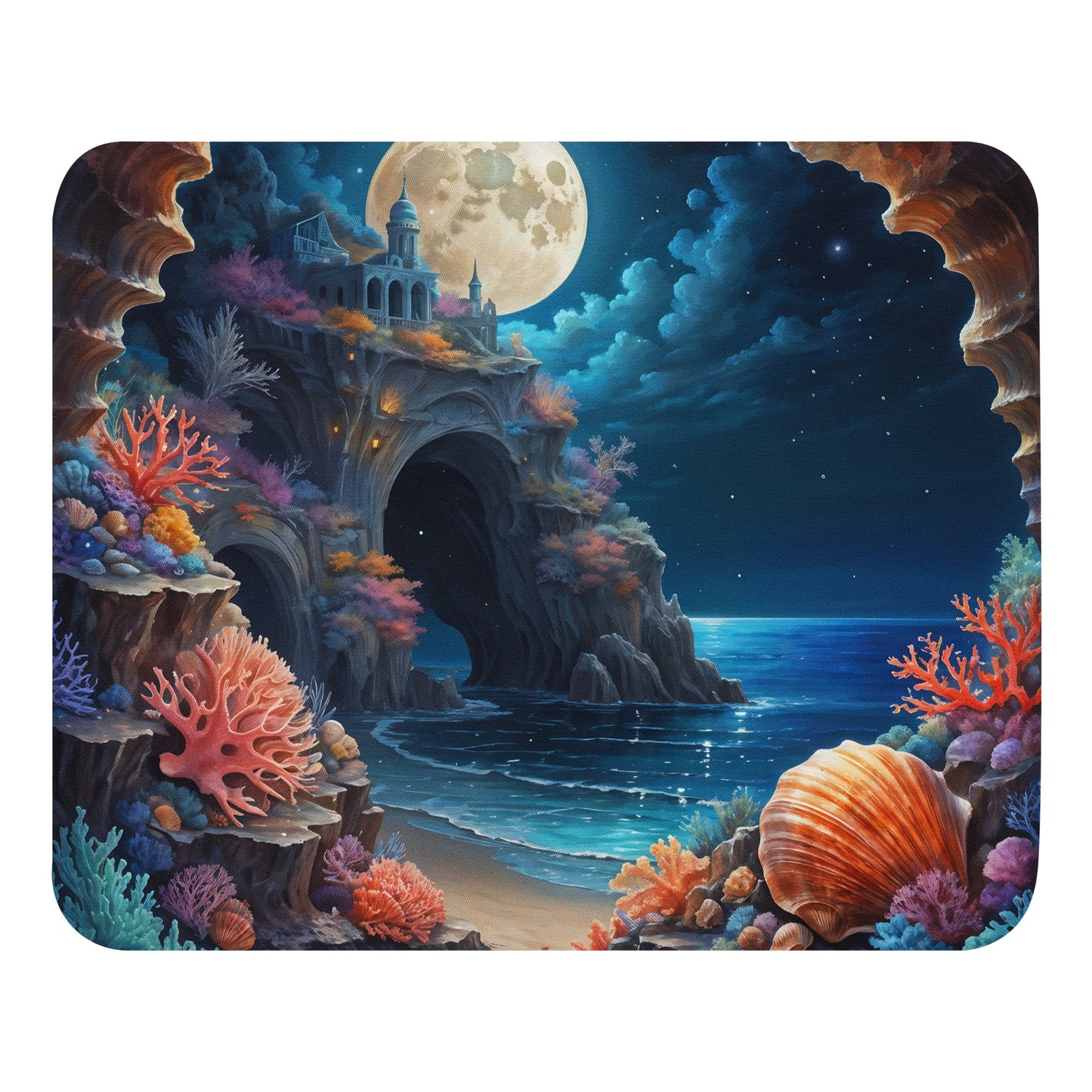 Moon Lit Cave II Mouse Pad - Mouse Pads - Discovery Co.