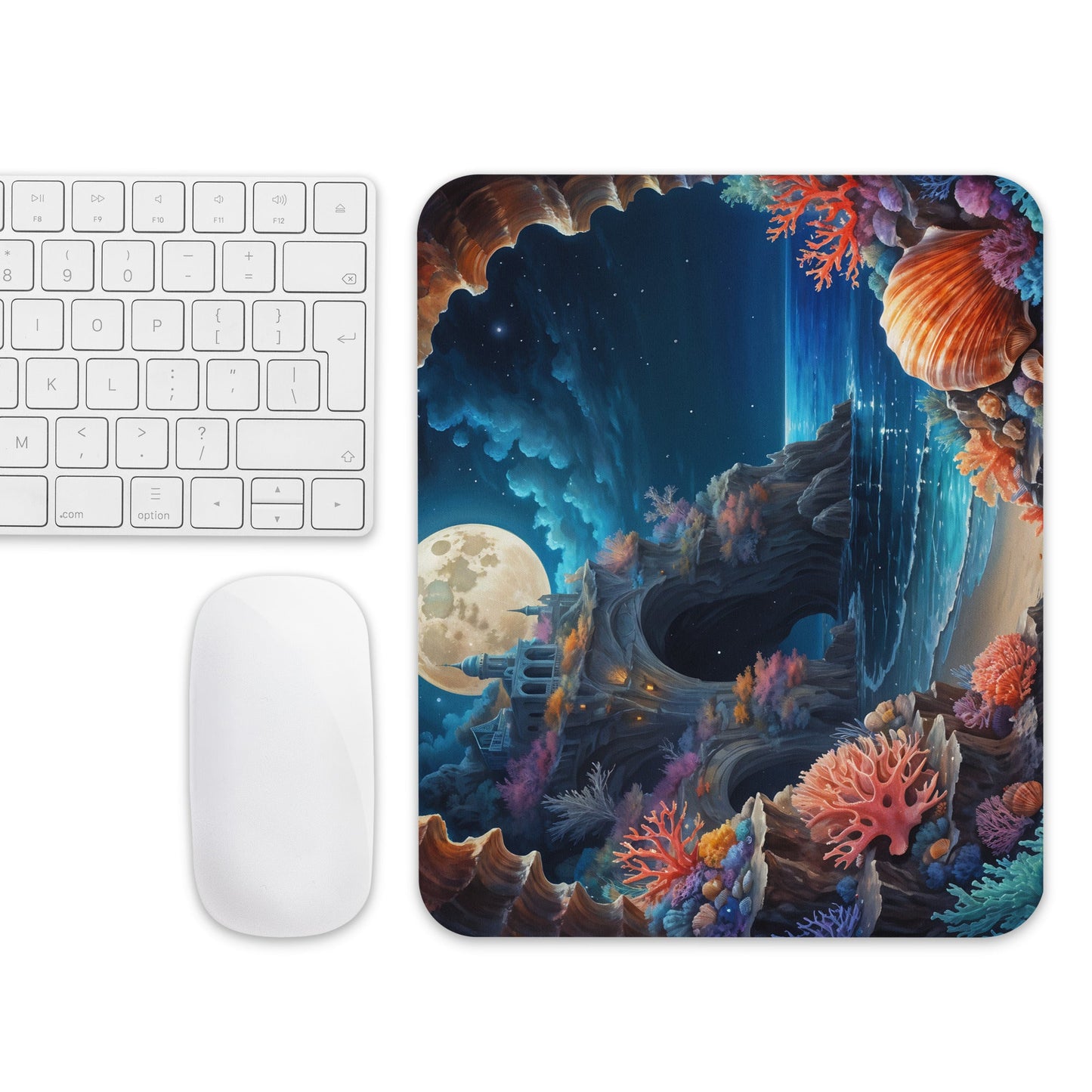 Moon Lit Cave II Mouse Pad - Mouse Pads - Discovery Co.