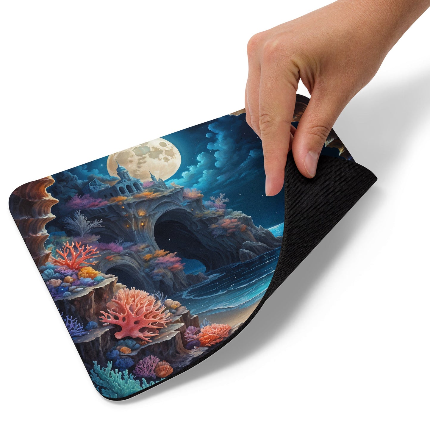 Moon Lit Cave II Mouse Pad - Mouse Pads - Discovery Co.