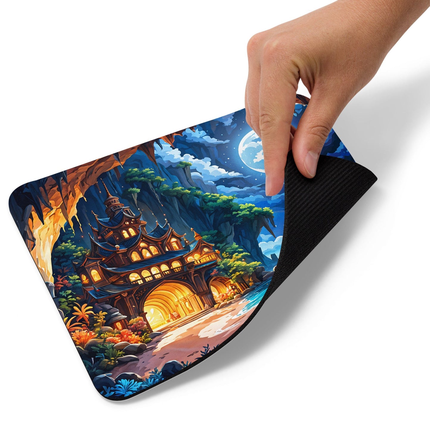 Moon Lit Cave Mouse Pad - Mouse Pads - Discovery Co.