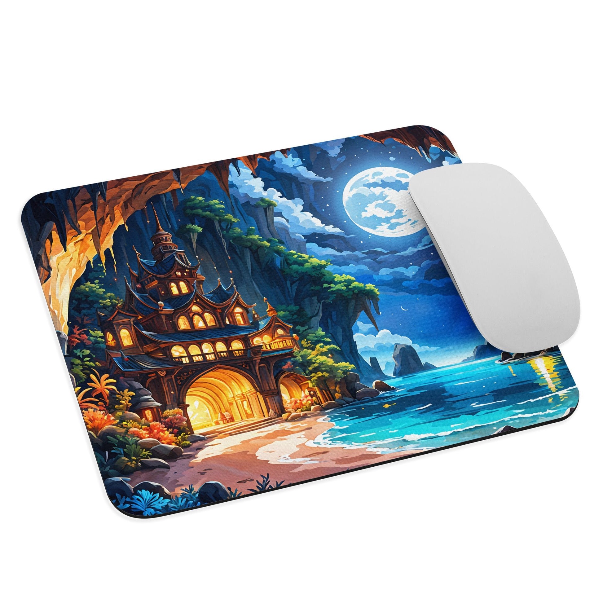 Moon Lit Cave Mouse Pad - Mouse Pads - Discovery Co.