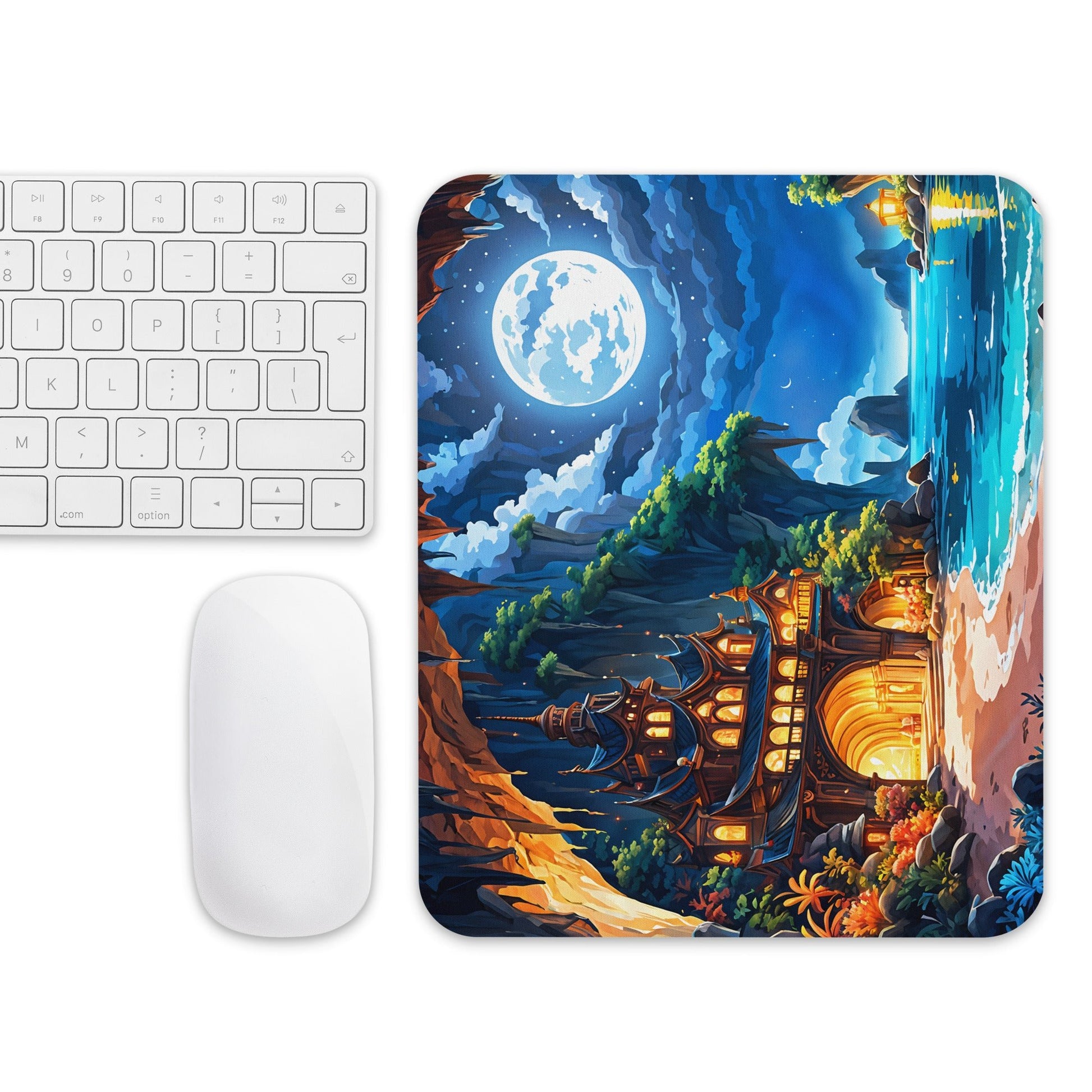 Moon Lit Cave Mouse Pad - Mouse Pads - Discovery Co.