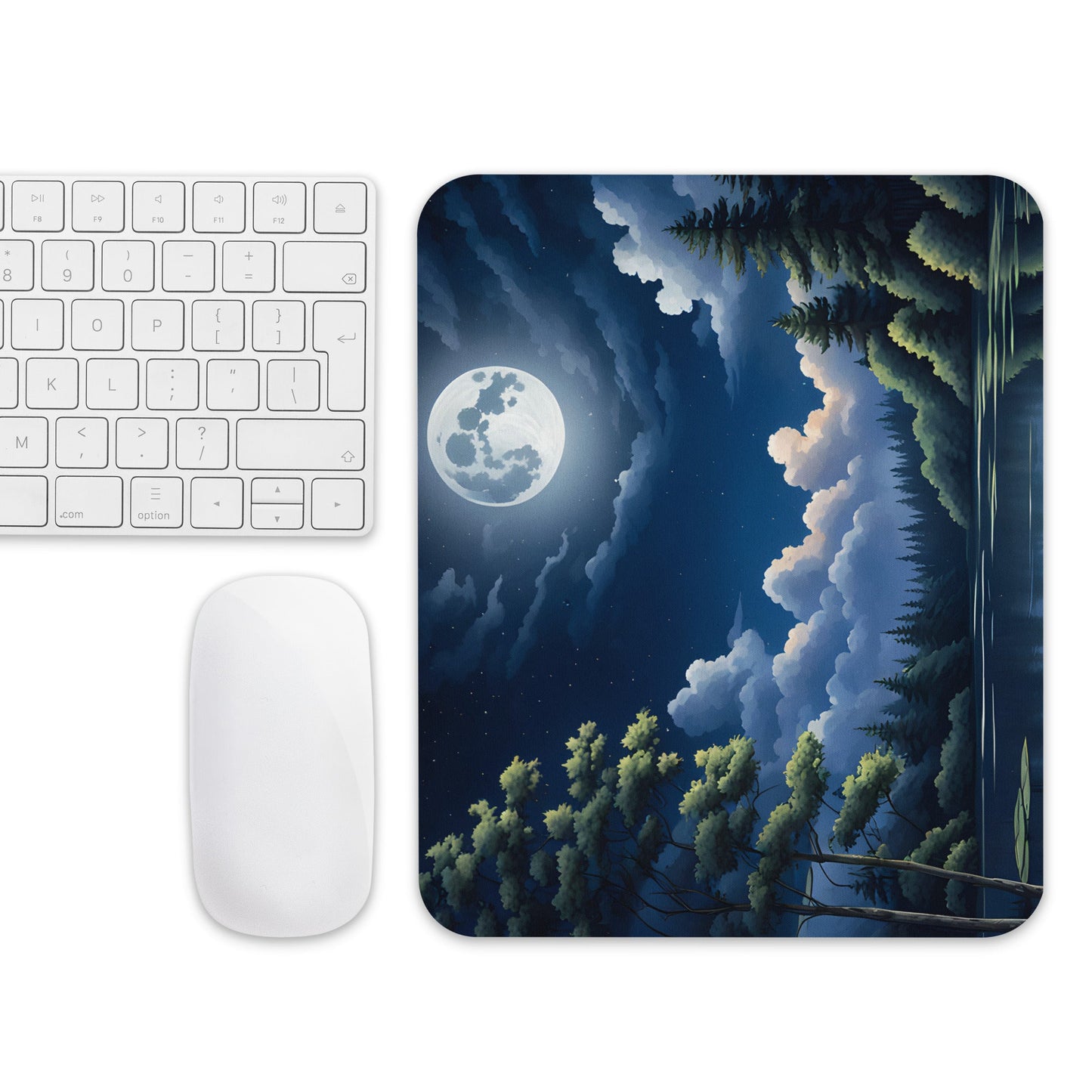 Moon Lit Lake Mouse Pad - Mouse Pads - Discovery Co.