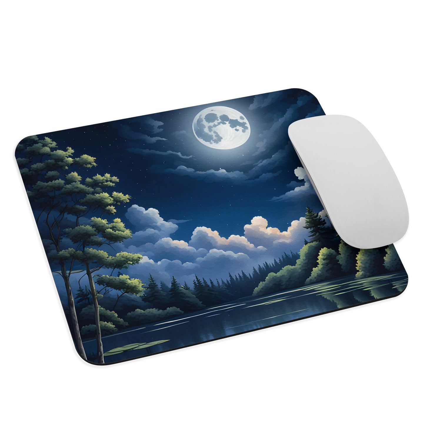 Moon Lit Lake Mouse Pad - Mouse Pads - Discovery Co.