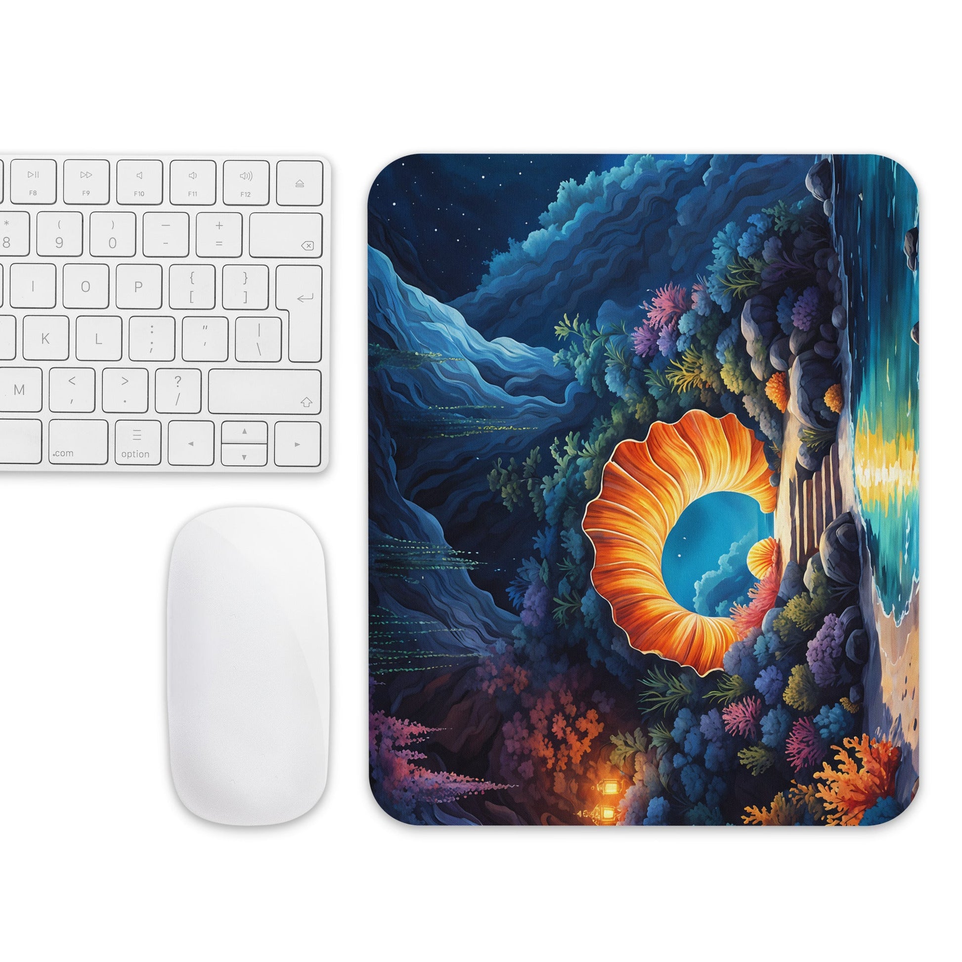 Moon Lit Shore Mouse Pad - Mouse Pads - Discovery Co.