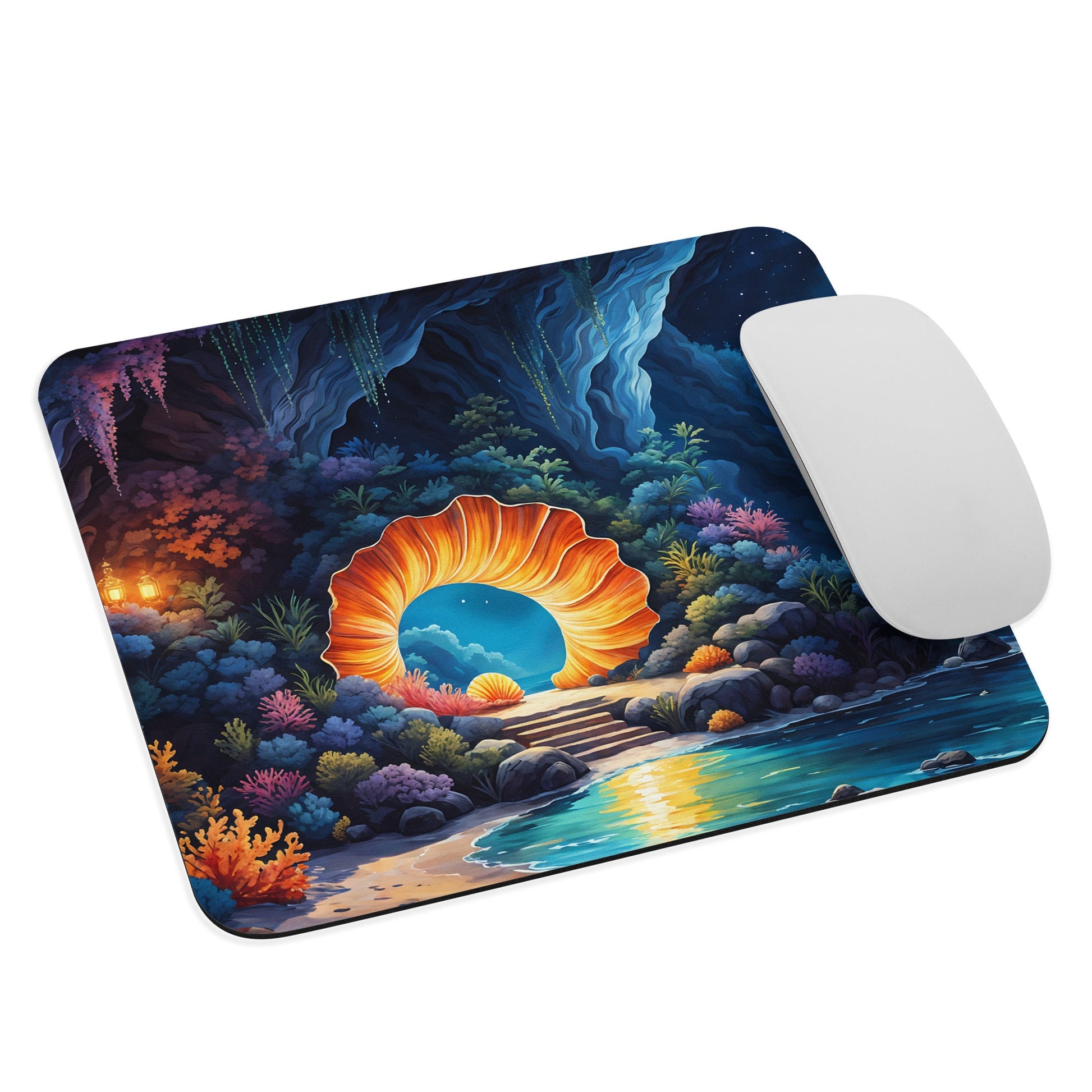 Moon Lit Shore Mouse Pad - Mouse Pads - Discovery Co.