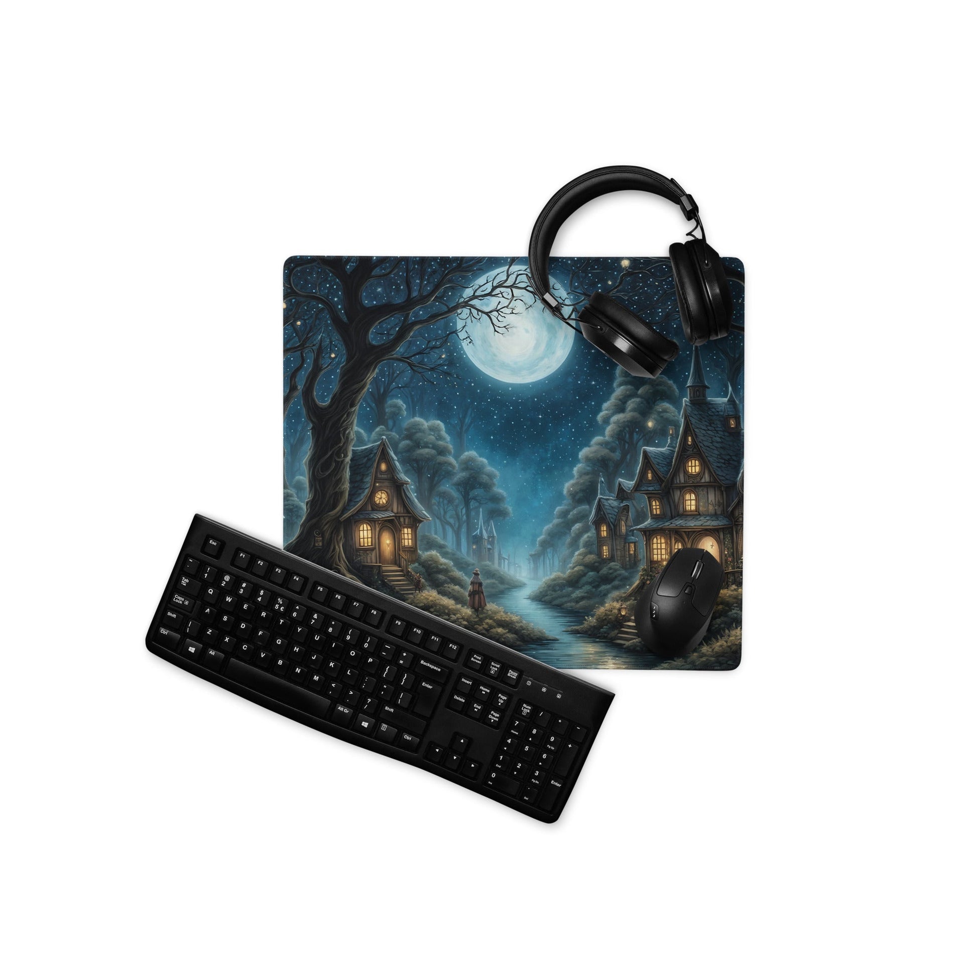 Moonlight Village Gaming Mouse Pad - Mouse Pads - Discovery Co.