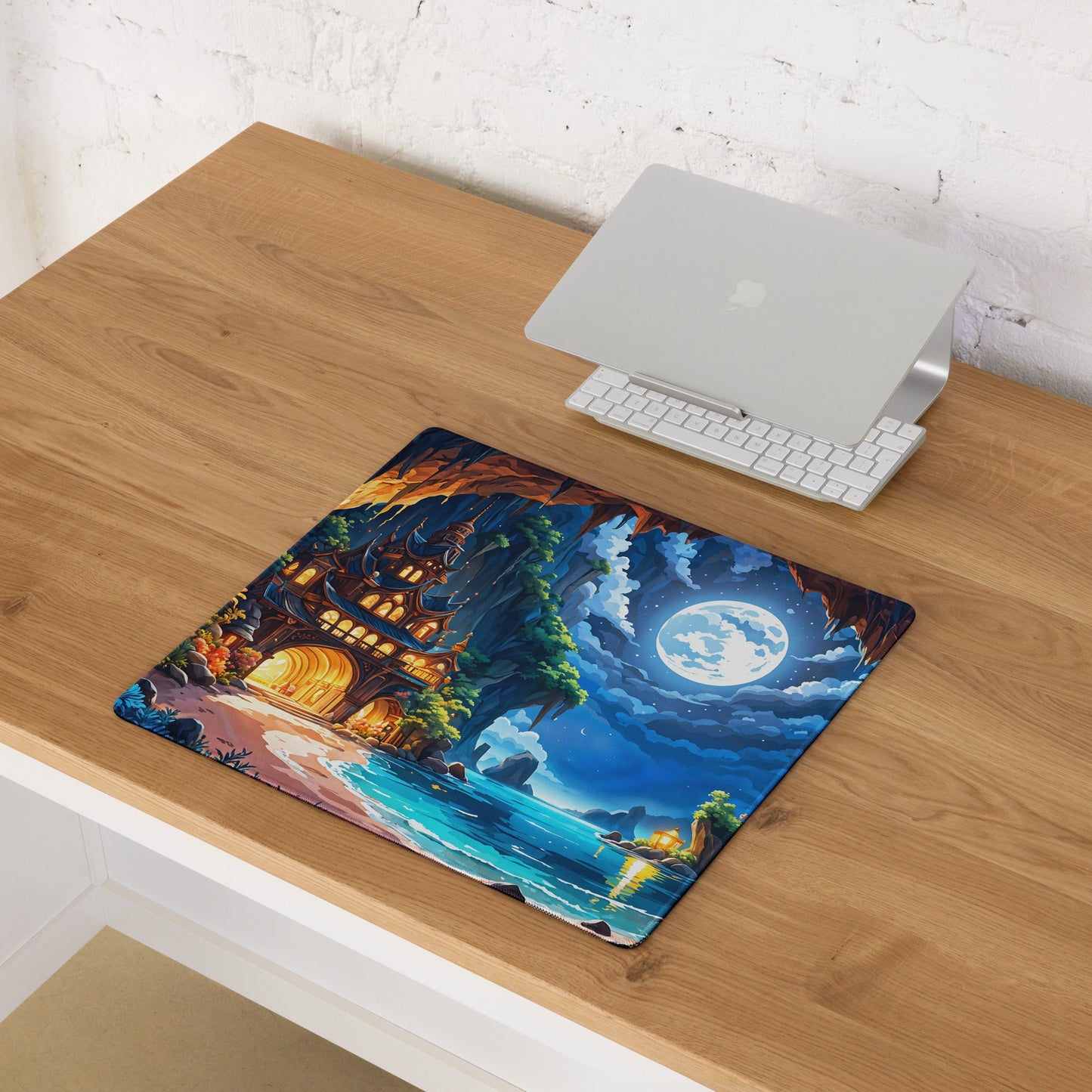 Moonlit Cave Gaming Mouse Pad - Mouse Pads - Discovery Co.