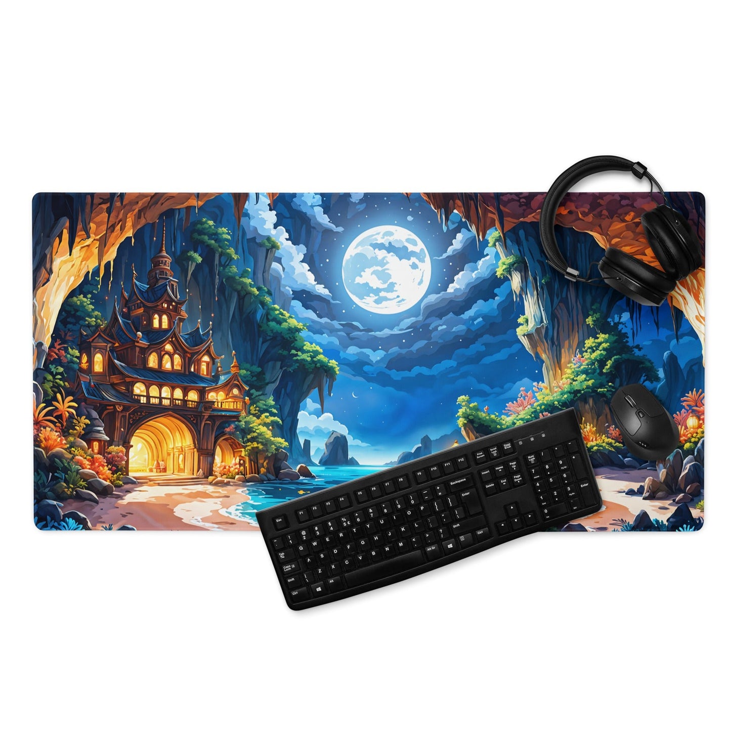 Moonlit Cave Gaming Mouse Pad - Mouse Pads - Discovery Co.