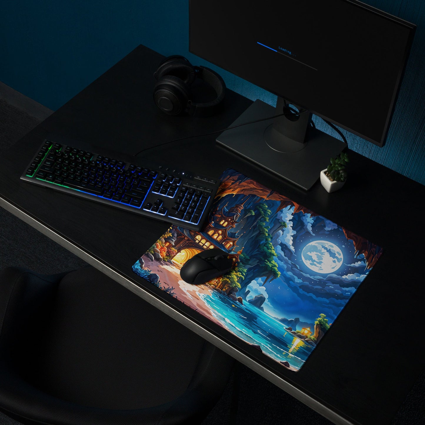 Moonlit Cave Gaming Mouse Pad - Mouse Pads - Discovery Co.