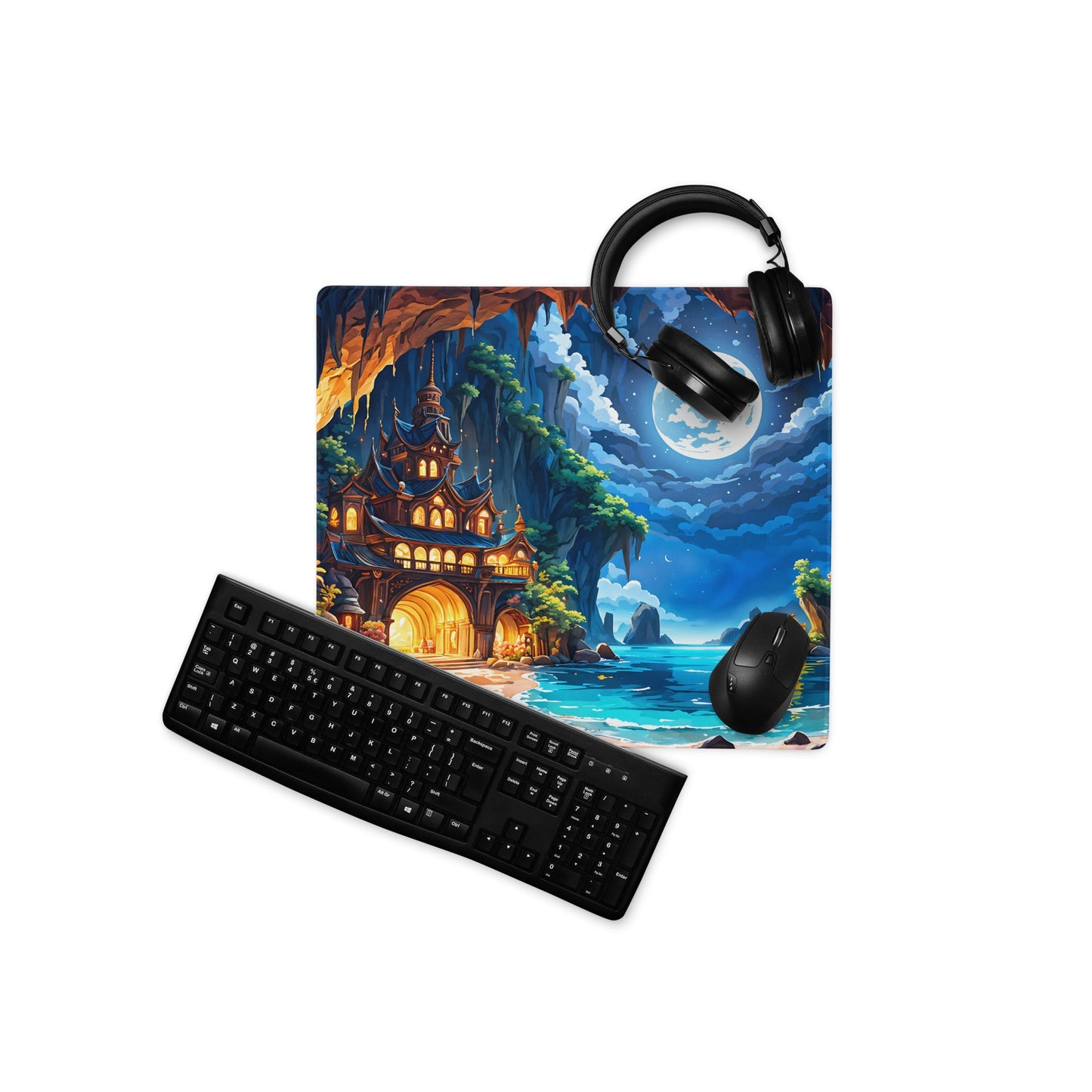 Moonlit Cave Gaming Mouse Pad - Mouse Pads - Discovery Co.