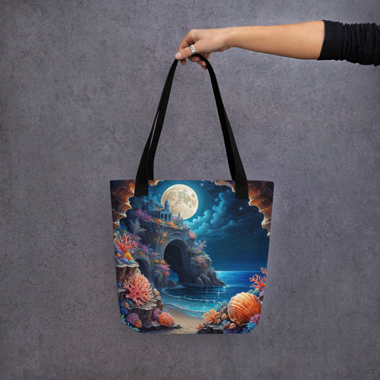 Moonlit Cave II Tote Bag - Tote Bags - Discovery Co.