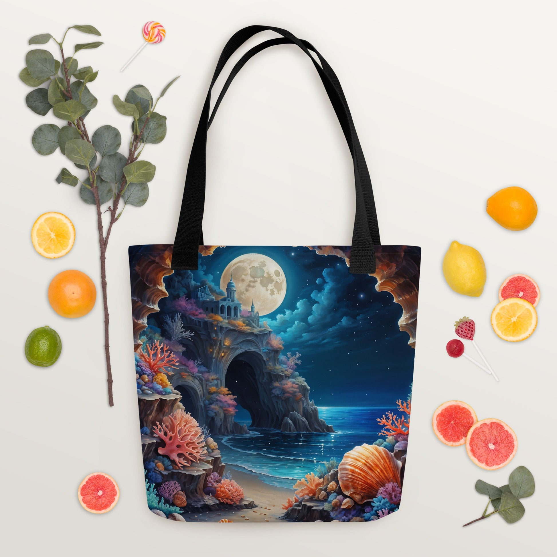 Moonlit Cave II Tote Bag - Tote Bags - Discovery Co.
