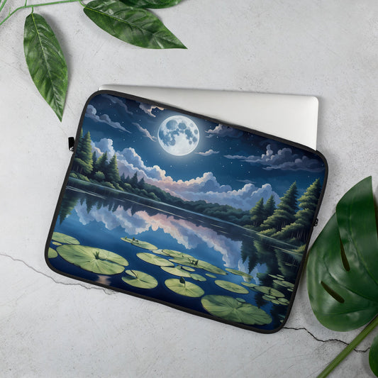 Moonlit Lake Laptop Sleeve - Laptop Cases - Discovery Co.