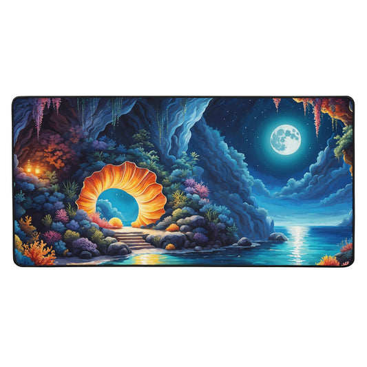 Moonlit Shore Desk Mat - Mouse Pads - Discovery Co.