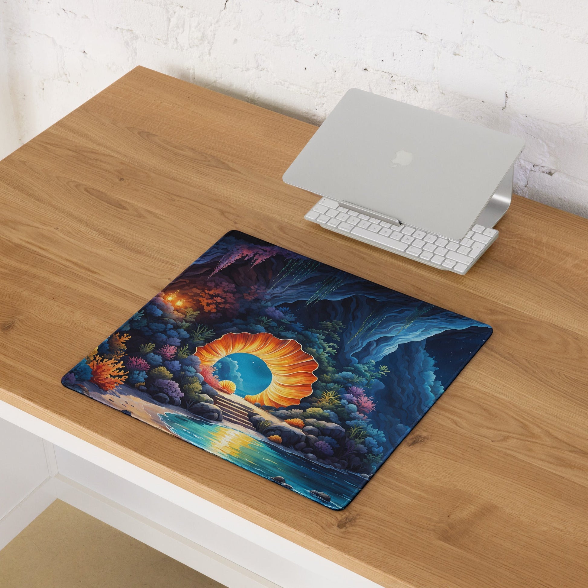 Moonlit shore Gaming Mouse Pad - Mouse Pads - Discovery Co.