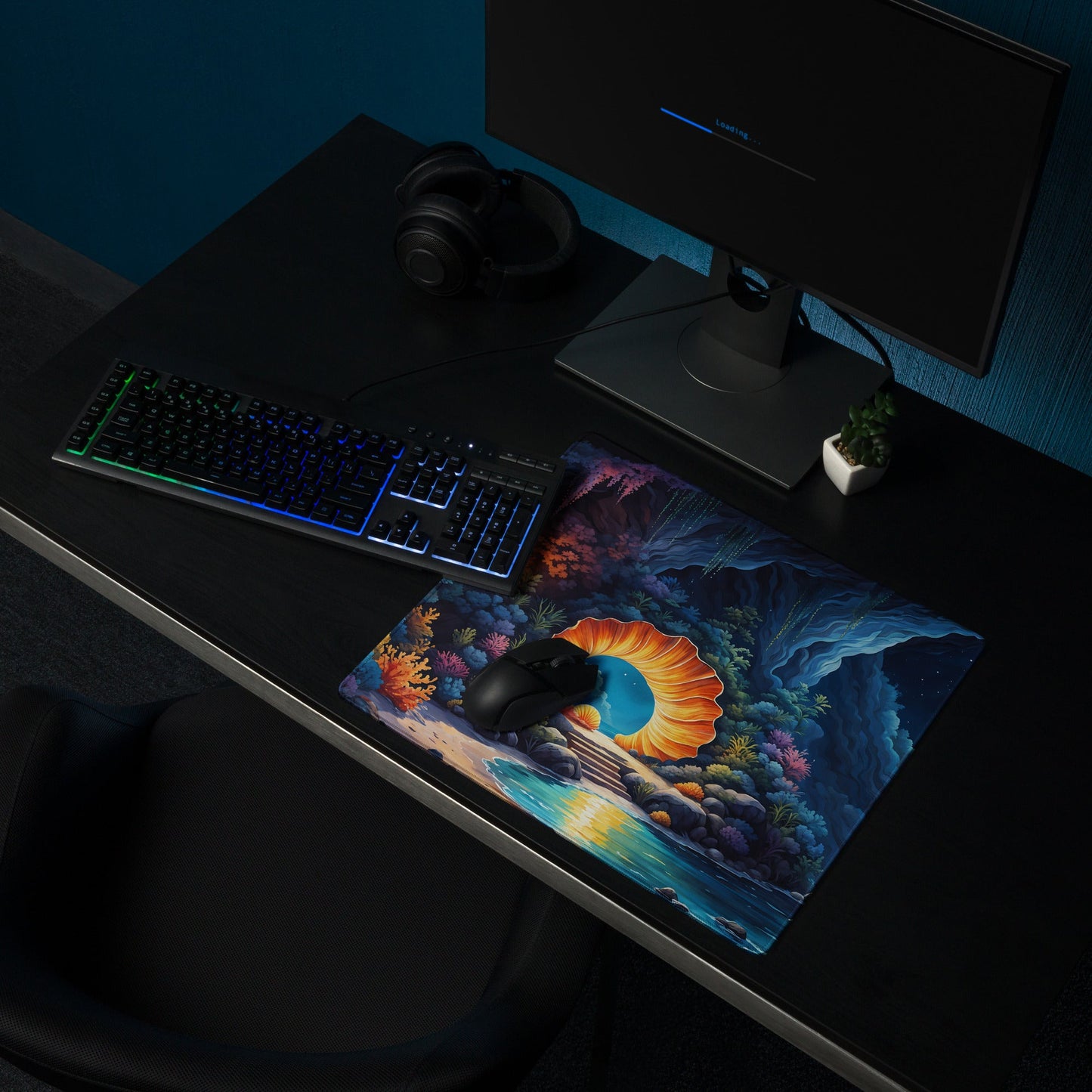 Moonlit shore Gaming Mouse Pad - Mouse Pads - Discovery Co.