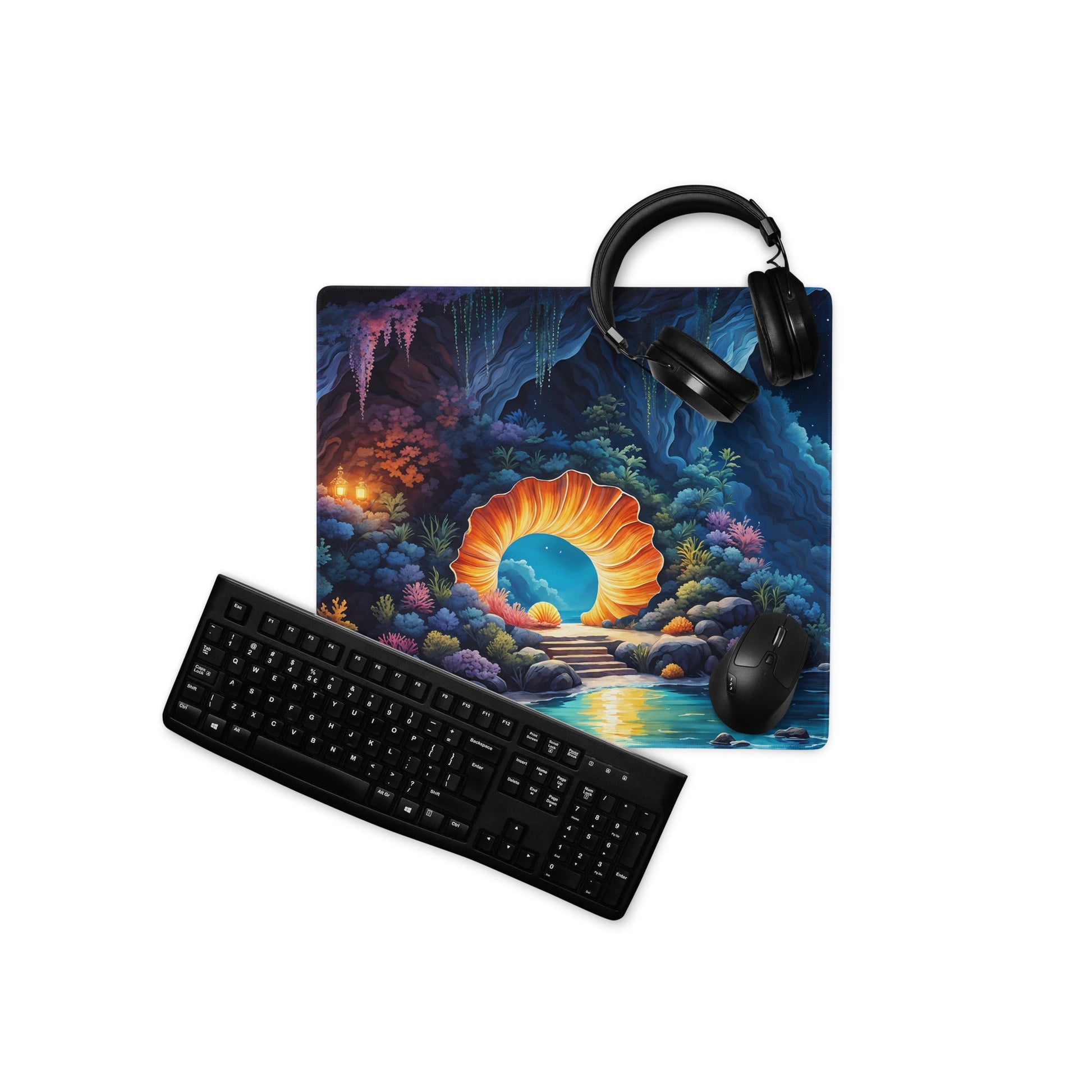 Moonlit shore Gaming Mouse Pad - Mouse Pads - Discovery Co.