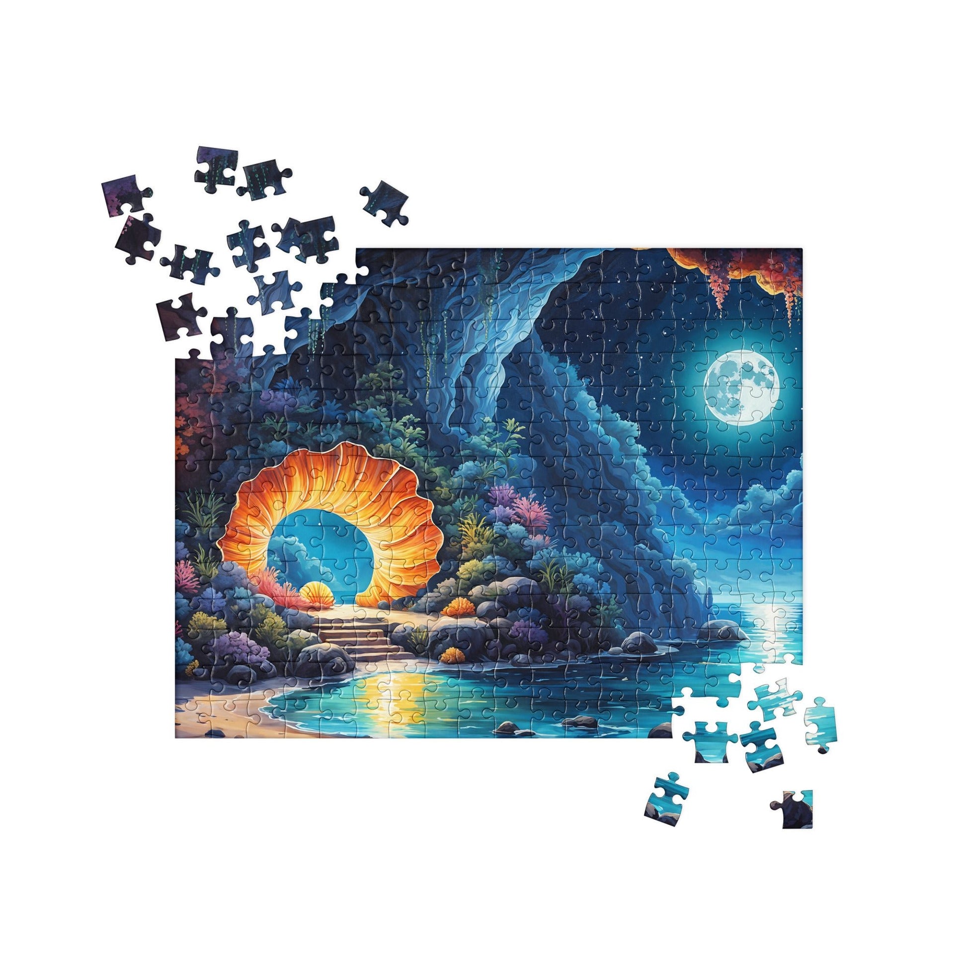 Moonlit Shore Jigsaw Puzzle - Puzzle - Discovery Co.