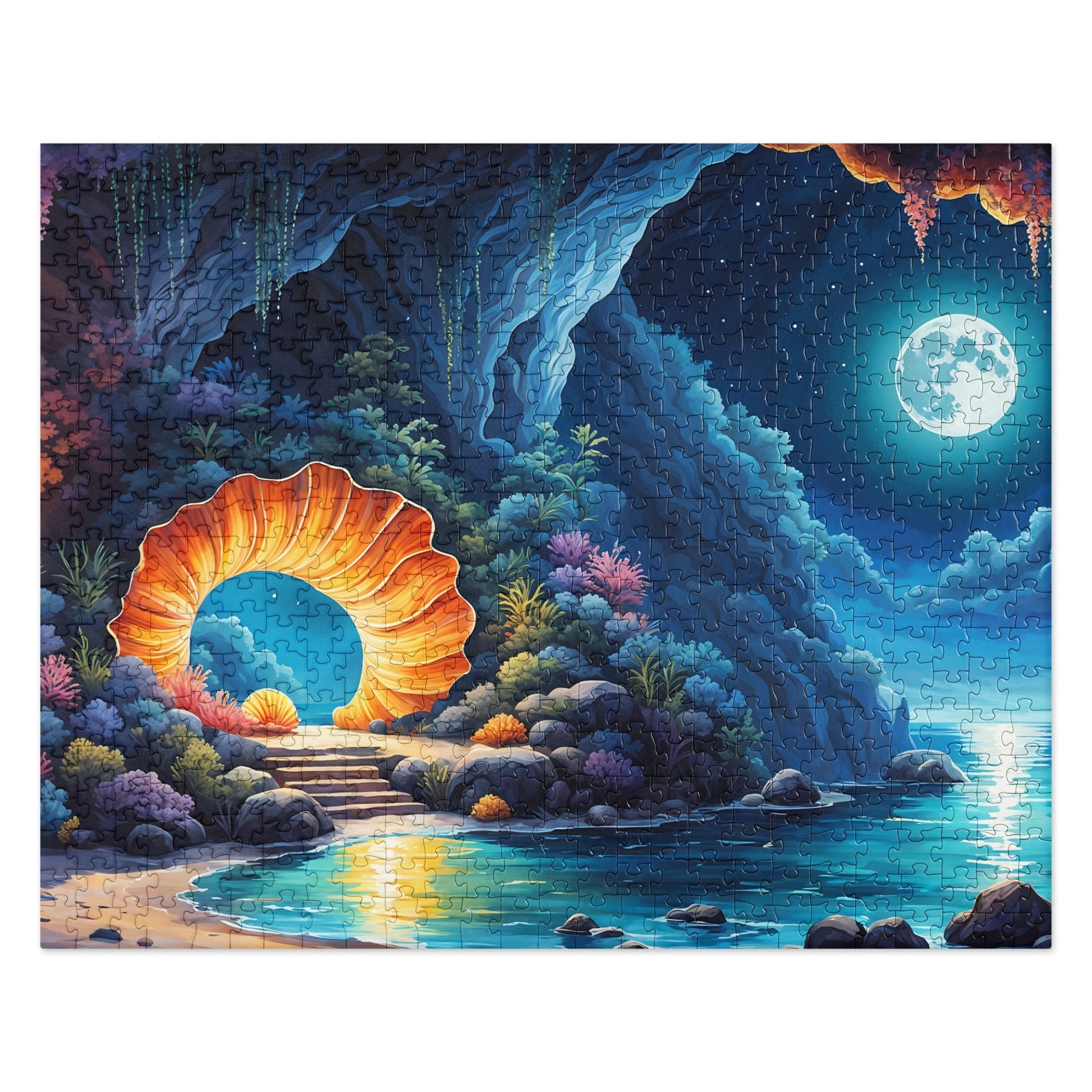Moonlit Shore Jigsaw Puzzle - Puzzle - Discovery Co.