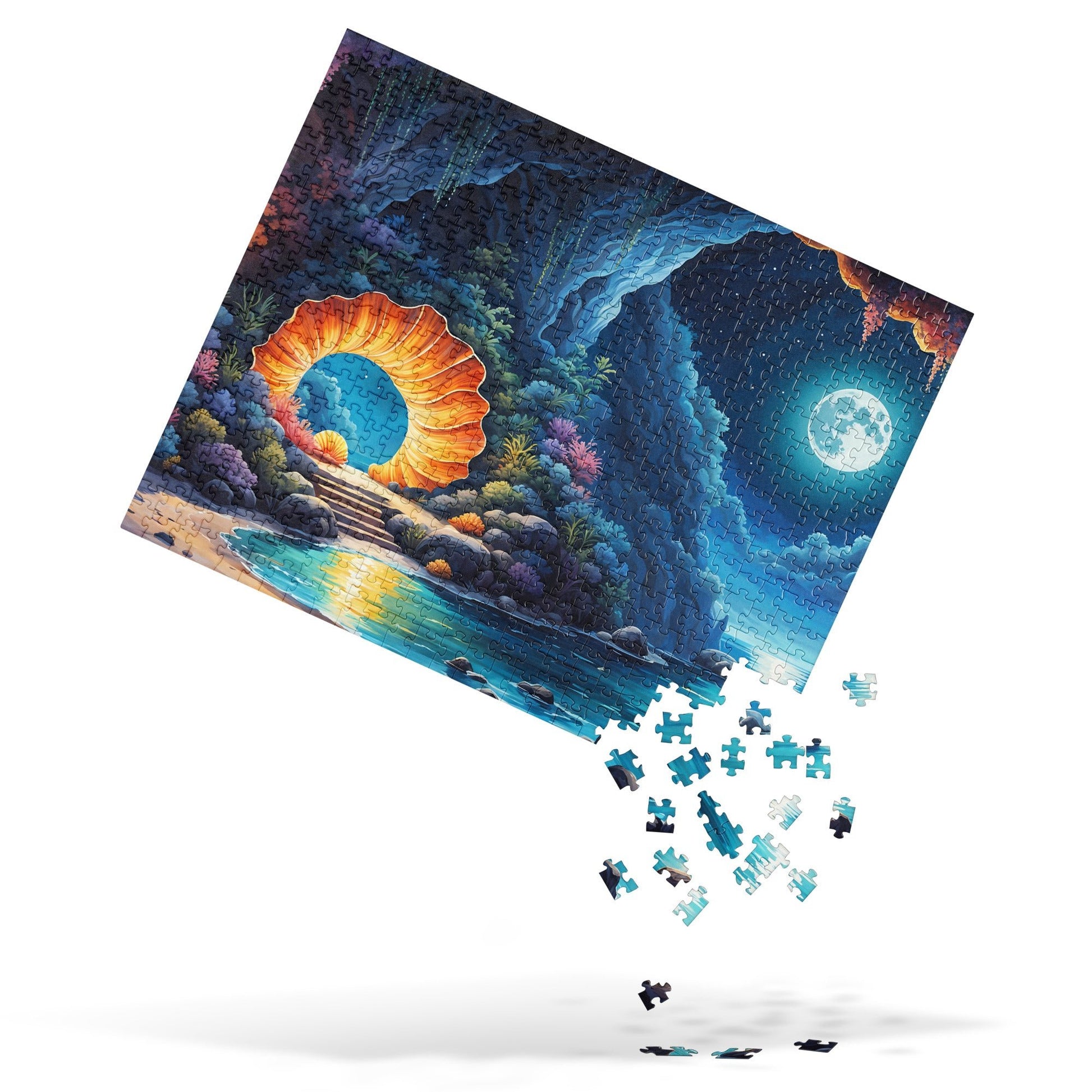 Moonlit Shore Jigsaw Puzzle - Puzzle - Discovery Co.