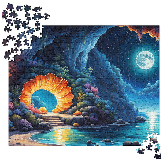 Moonlit Shore Jigsaw Puzzle - Puzzle - Discovery Co.